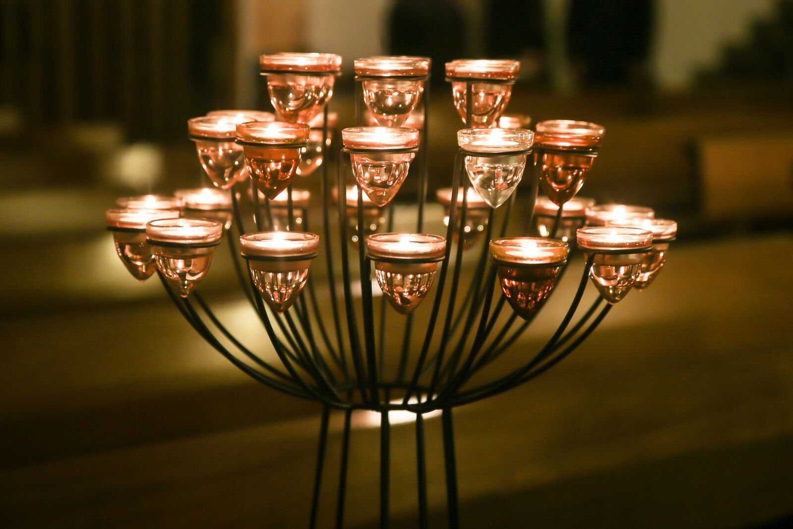 Canon EOS 5D Mark III sample photo. Candles, candlestick, candlelight photography