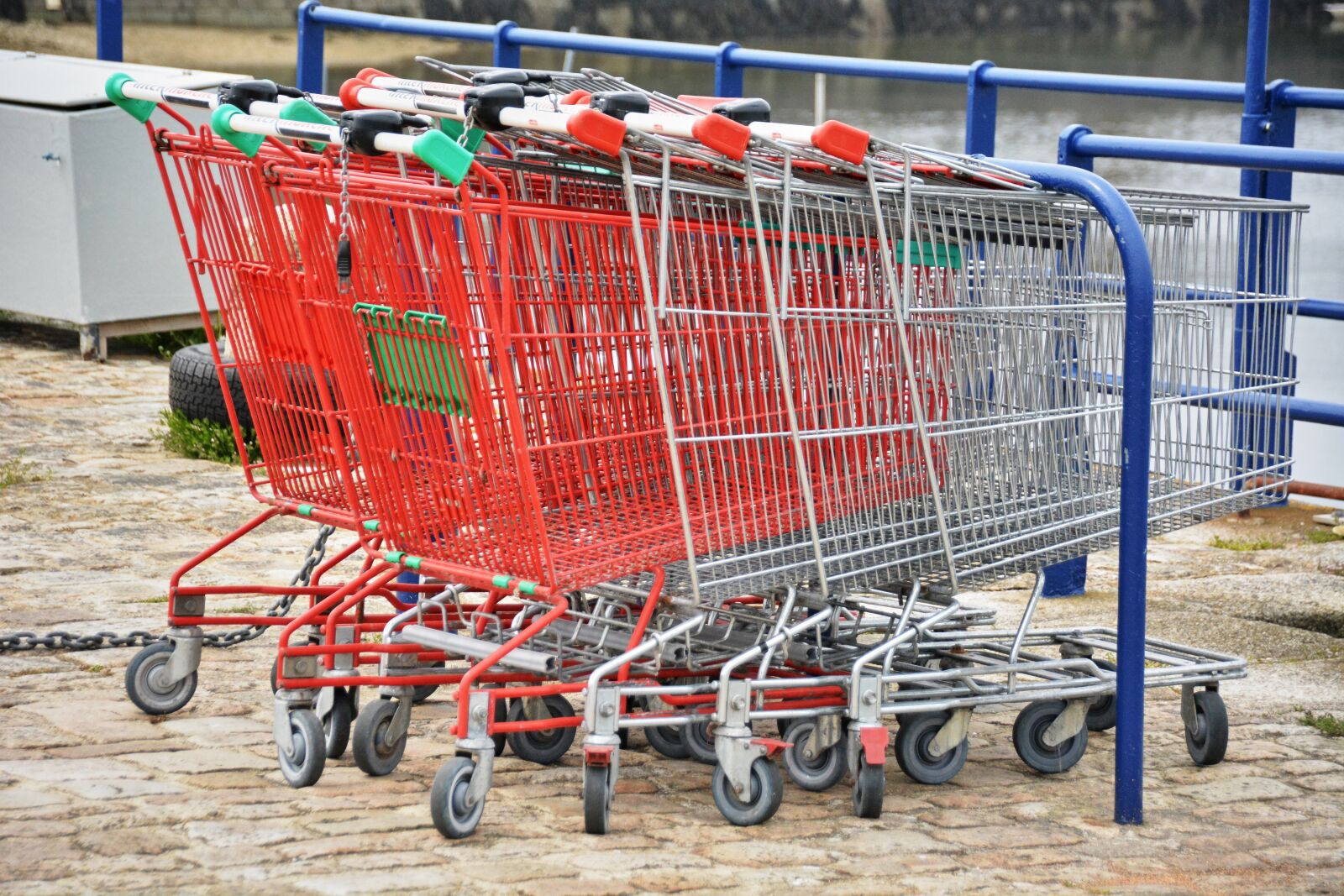 Nikon D5200 sample photo. Carts, supermarket, grocery shopping photography