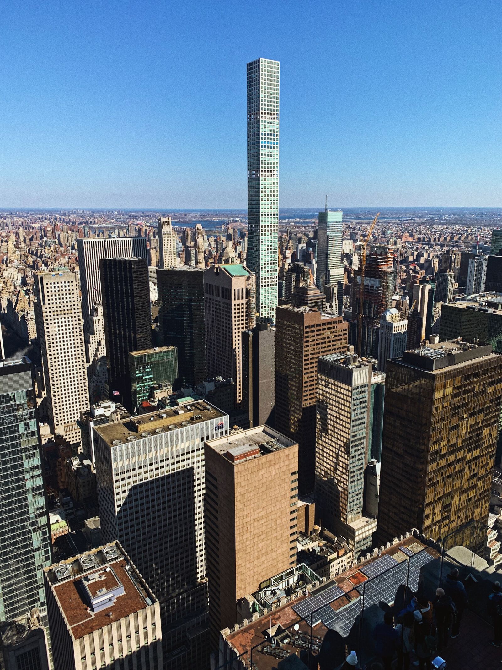 Apple iPhone XR sample photo. New york, skyscraper, blue photography