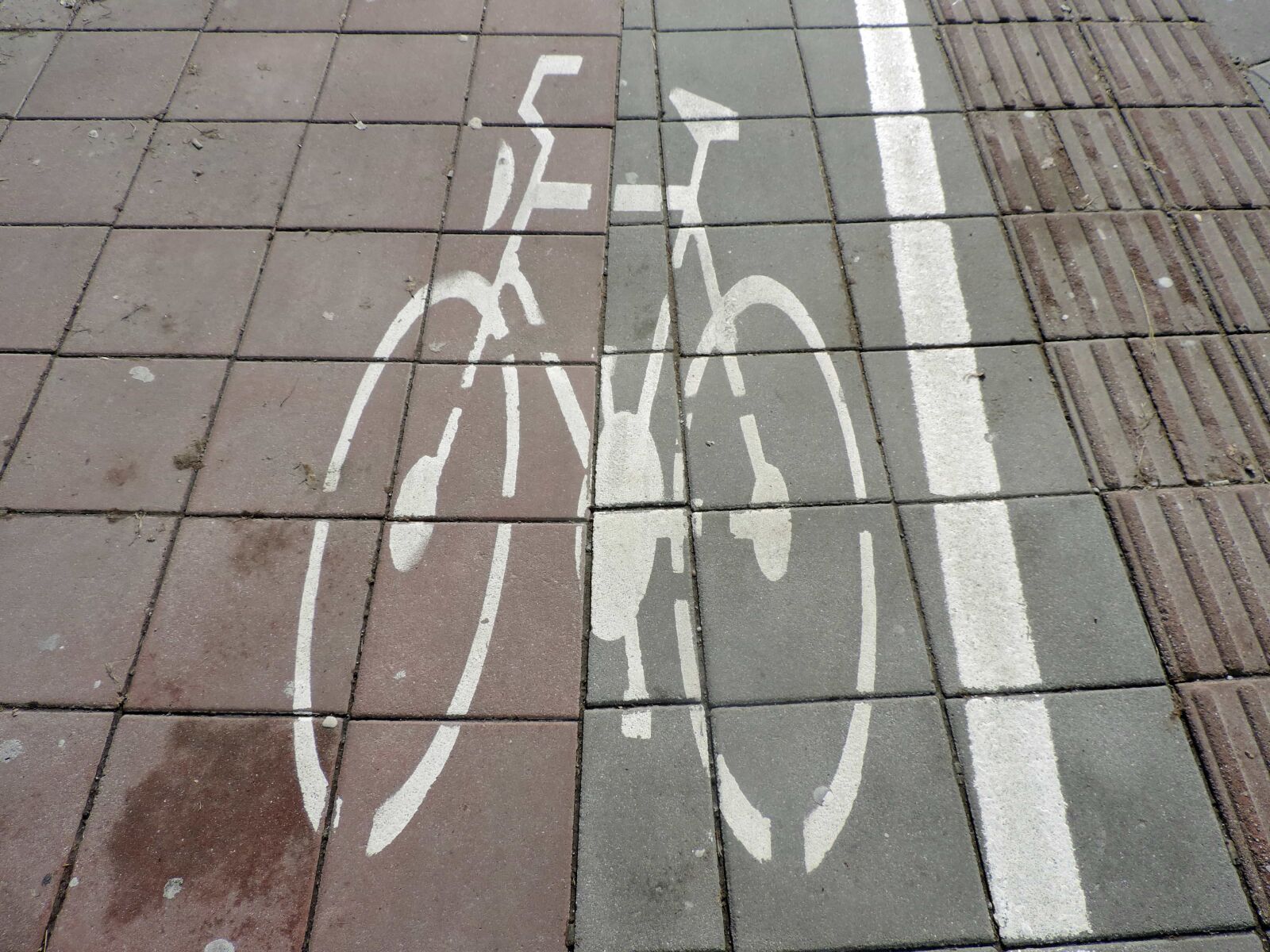 Nikon Coolpix P520 sample photo. Sidewalk, traffic control, tile photography