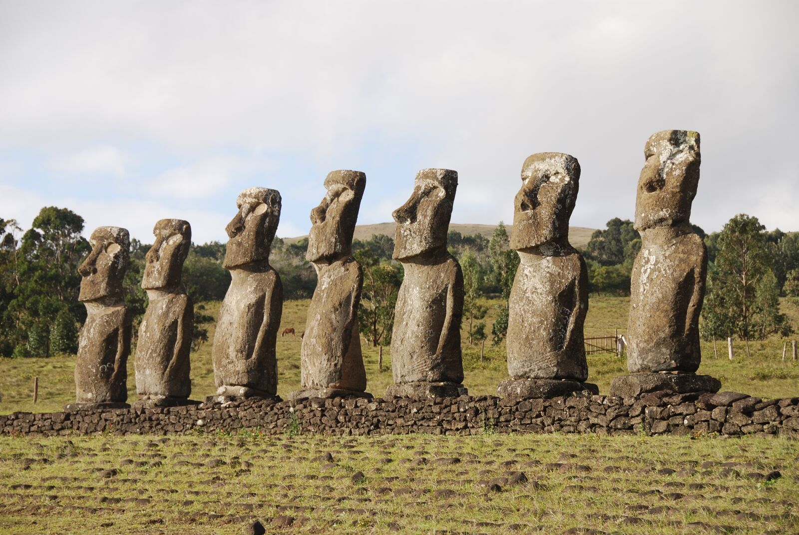 Nikon D80 sample photo. Chile, easter island, sculpture photography
