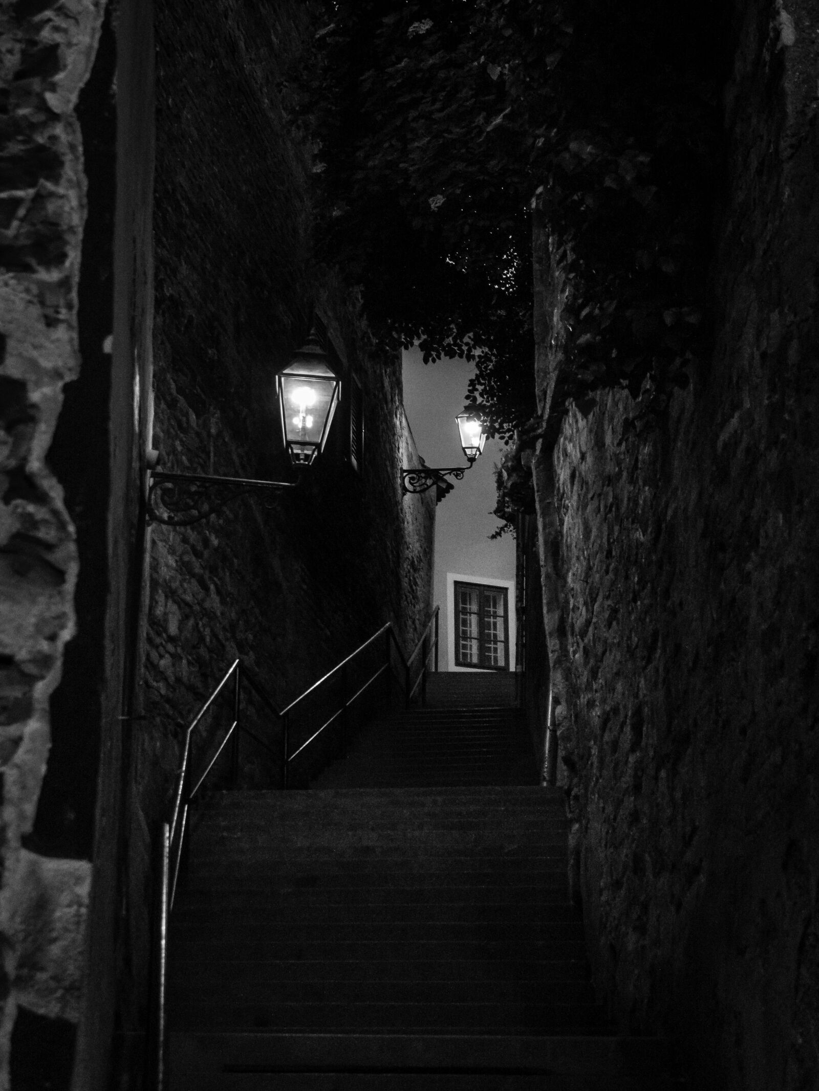 Canon EOS 60D sample photo. Stairway, black and white photography
