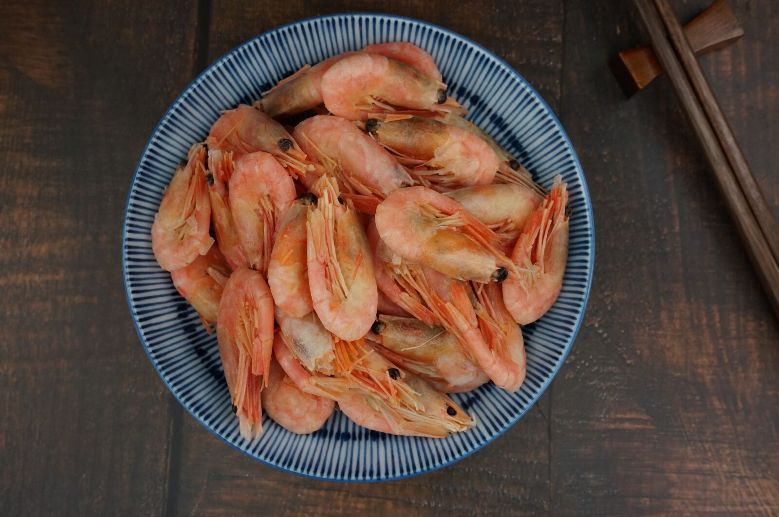 Sony Alpha NEX-5R sample photo. Arctic sweet shrimp, cooked photography