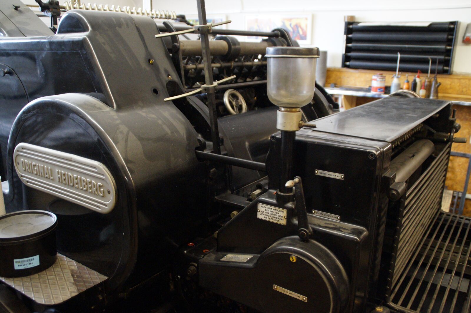 Sony SLT-A58 sample photo. Printing, machine, printing machine photography