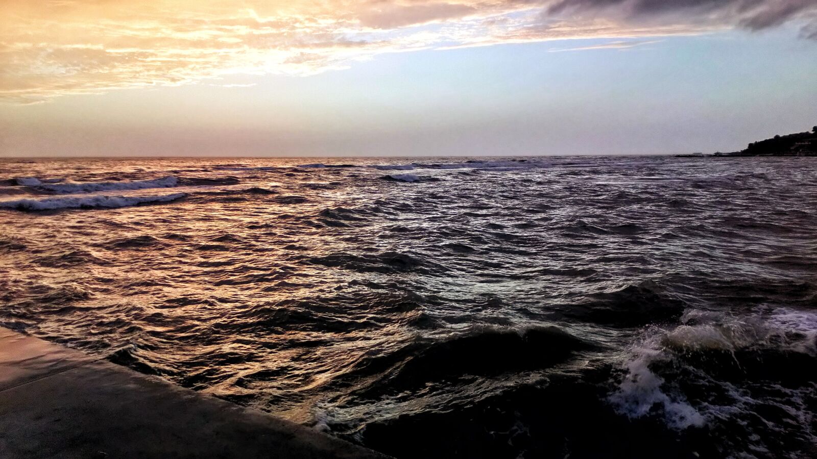 Sony Xperia L1 sample photo. Sea, sunset, island photography