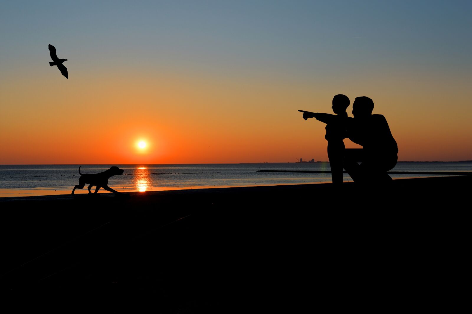 Nikon D3200 sample photo. Sunset, father with child photography