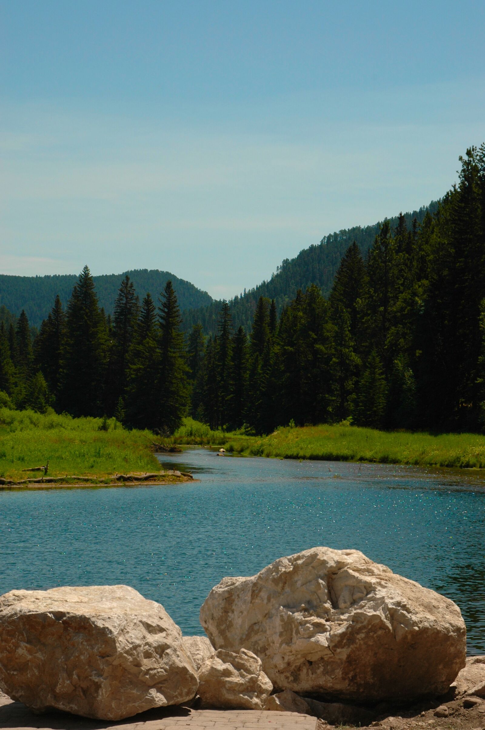 Nikon D70 sample photo. Big sky, river, south photography
