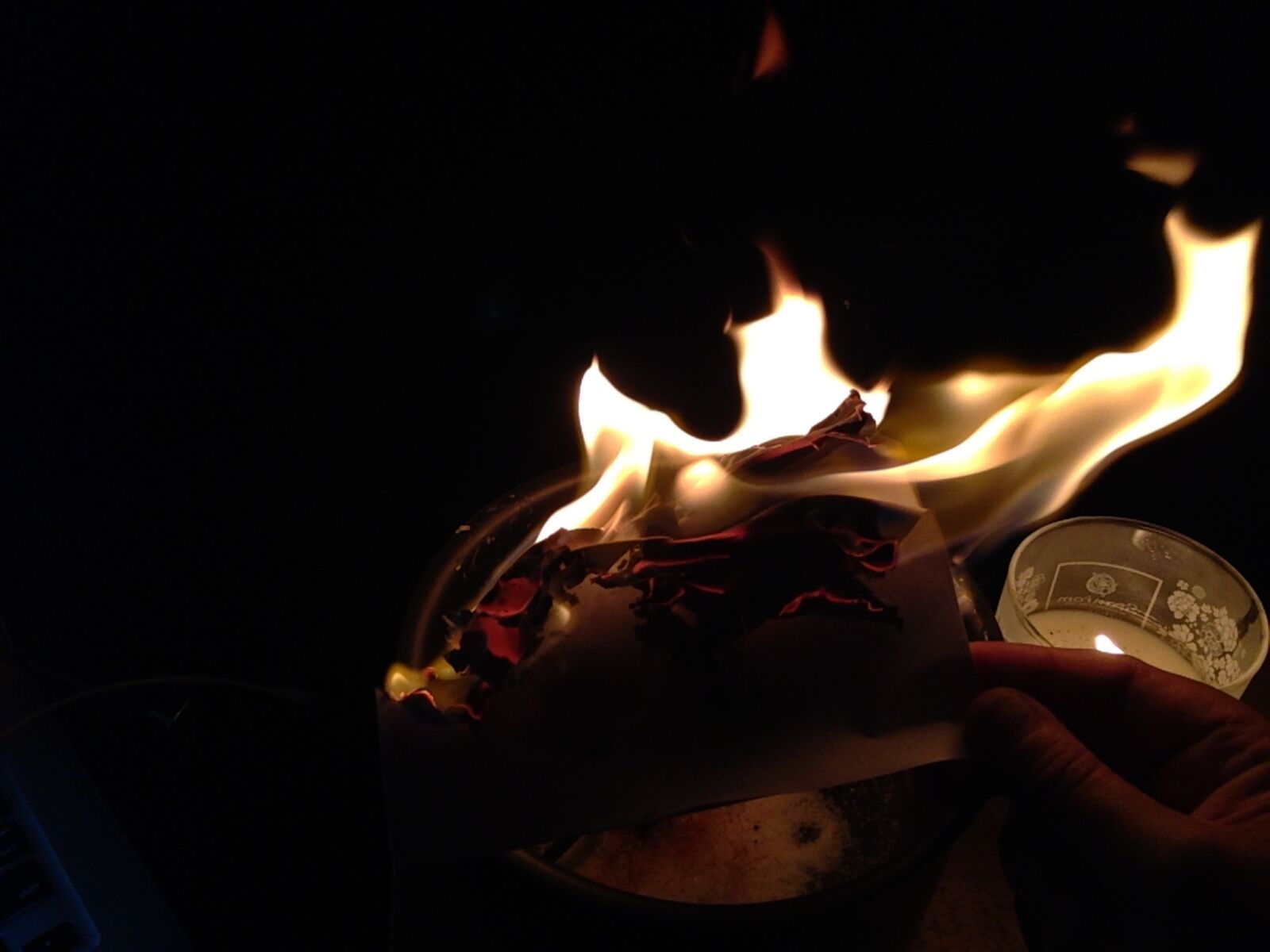 iPhone 5c back camera 4.12mm f/2.4 sample photo. Fire, witch, spell photography