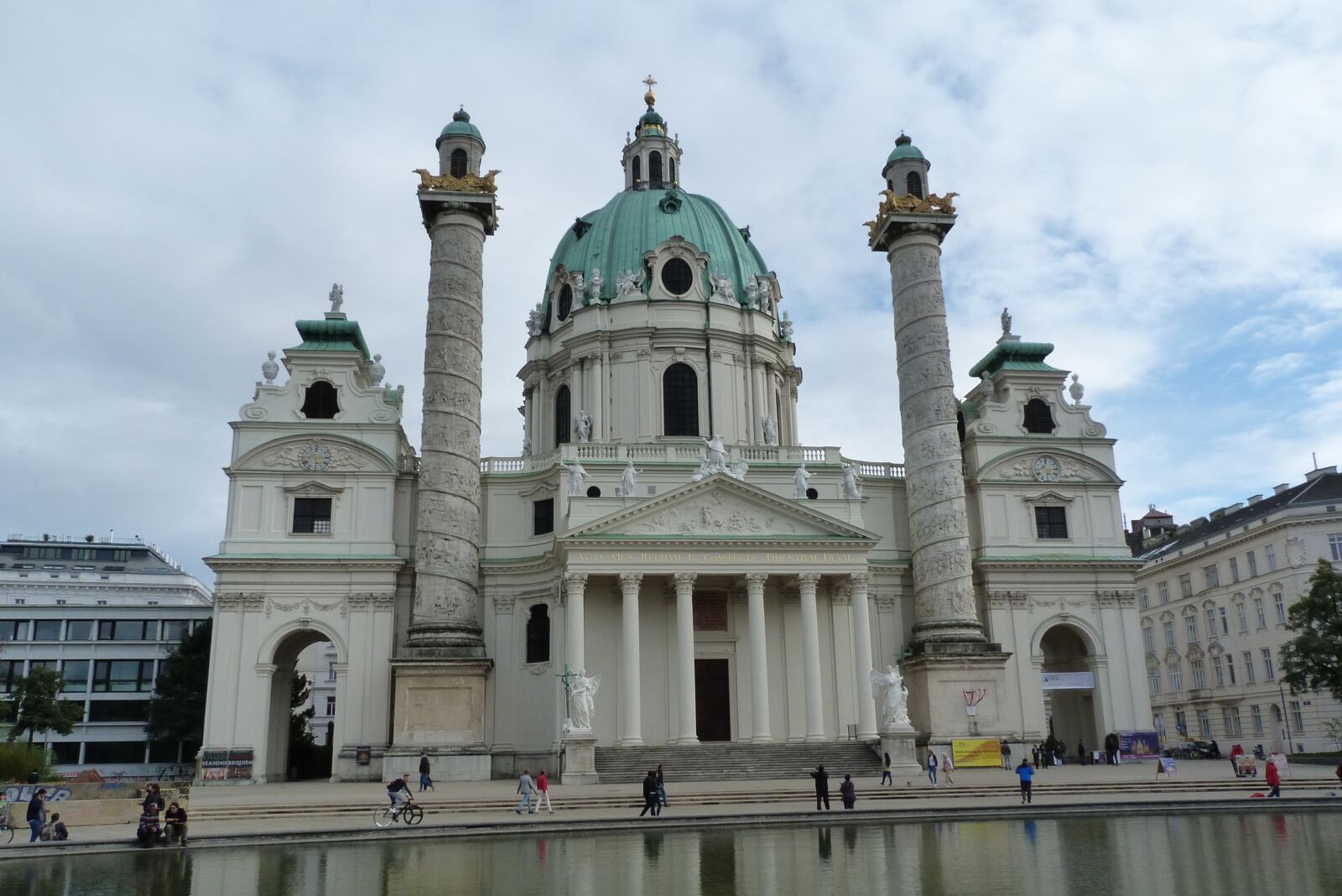 Panasonic Lumix DMC-FZ40 (Lumix DMC-FZ45) sample photo. Vienna, karlskirche, austria photography