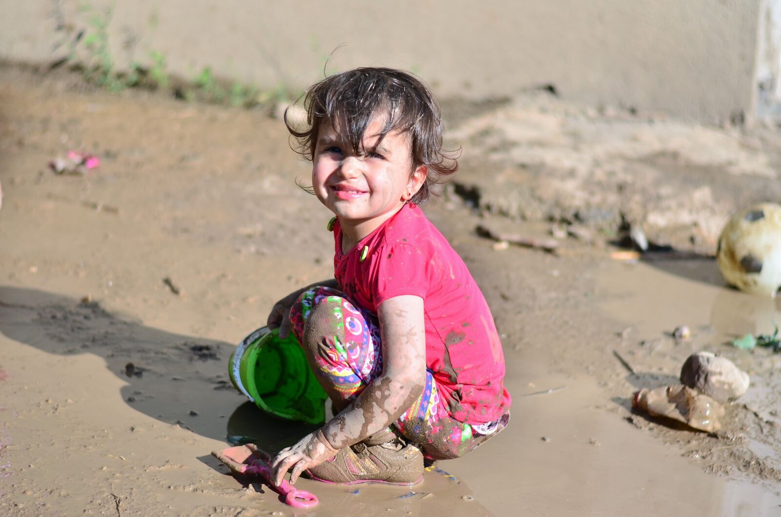 Nikon D5100 sample photo. Child, game, children photography