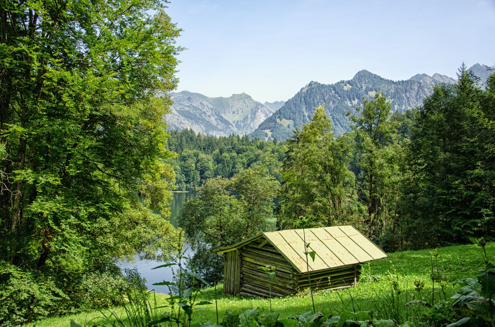 Nikon D5100 sample photo. Allgäu, oberstdorf, lake photography