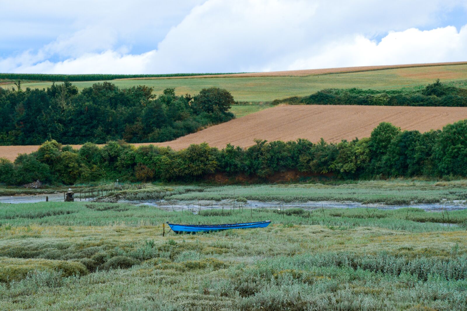 Nikon D3200 sample photo. Fields, agriculture, brittany photography