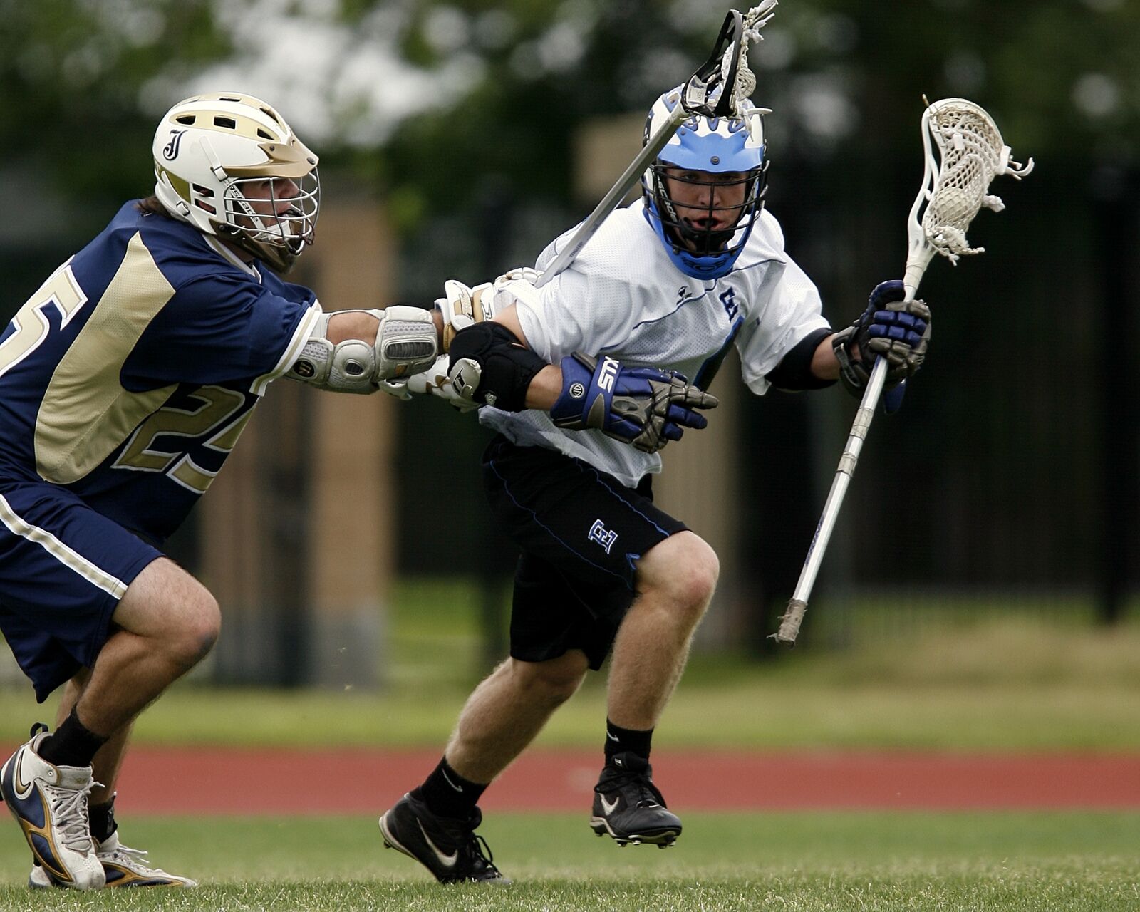 Canon EOS-1D Mark II N sample photo. Lacrosse, action, competition photography