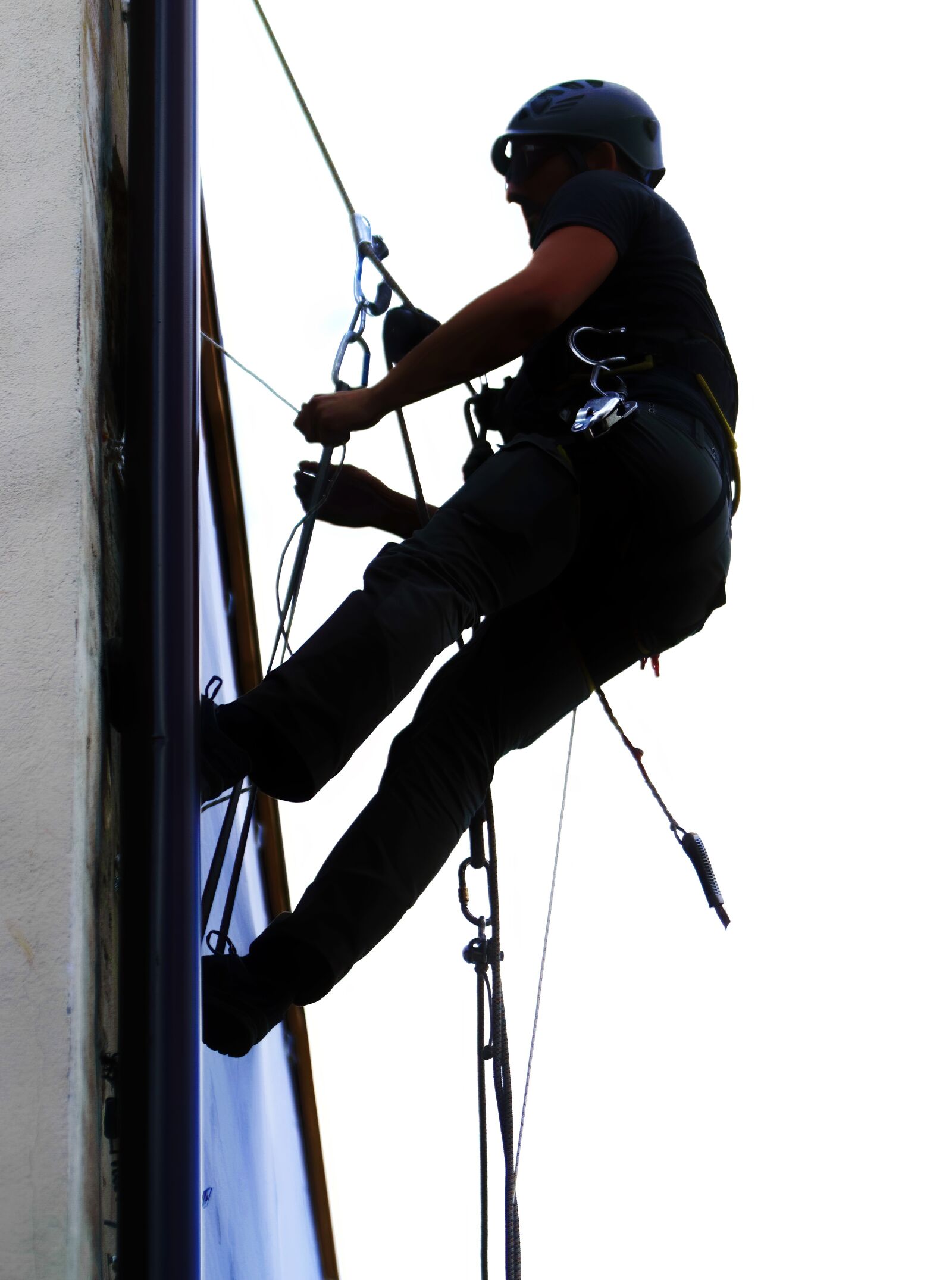 Nikon D5300 sample photo. Silhouette, man, worker photography