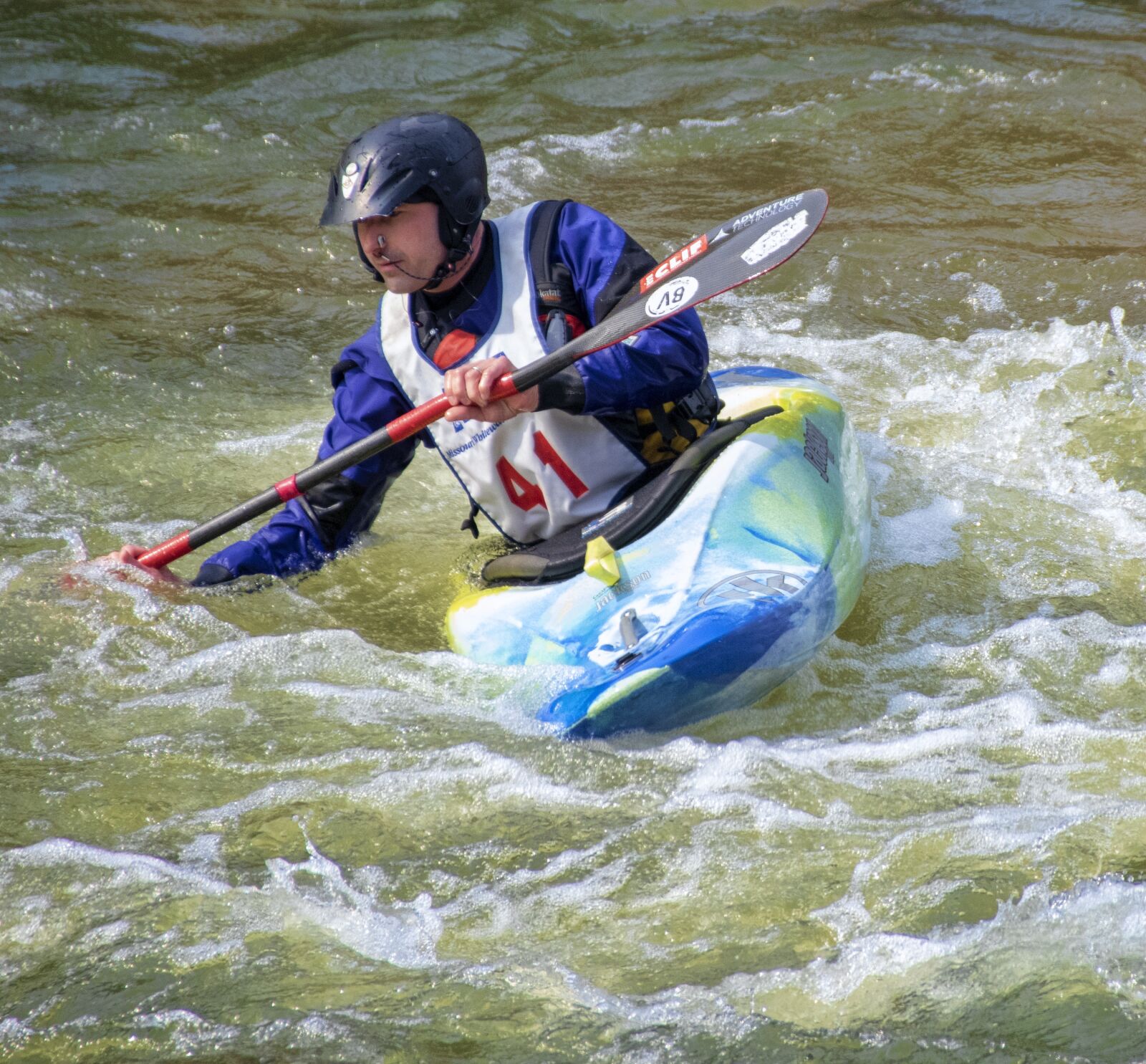 Nikon D850 sample photo. Kayak, river, whitewater photography