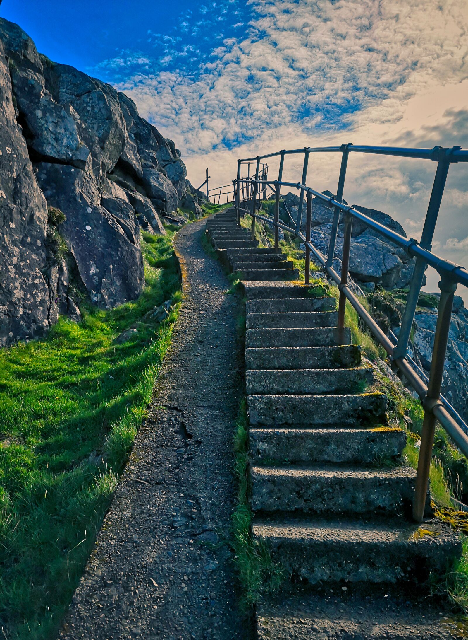 HUAWEI P20 sample photo. Stairs, rise, temporarily photography