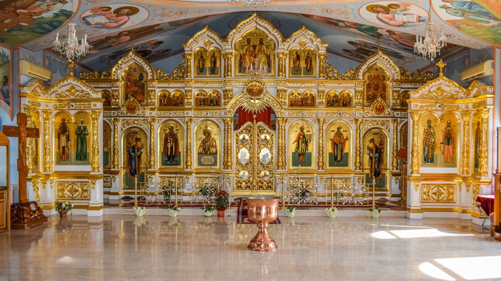 Nikon D3300 sample photo. Panagia semistrelia, russian, church photography