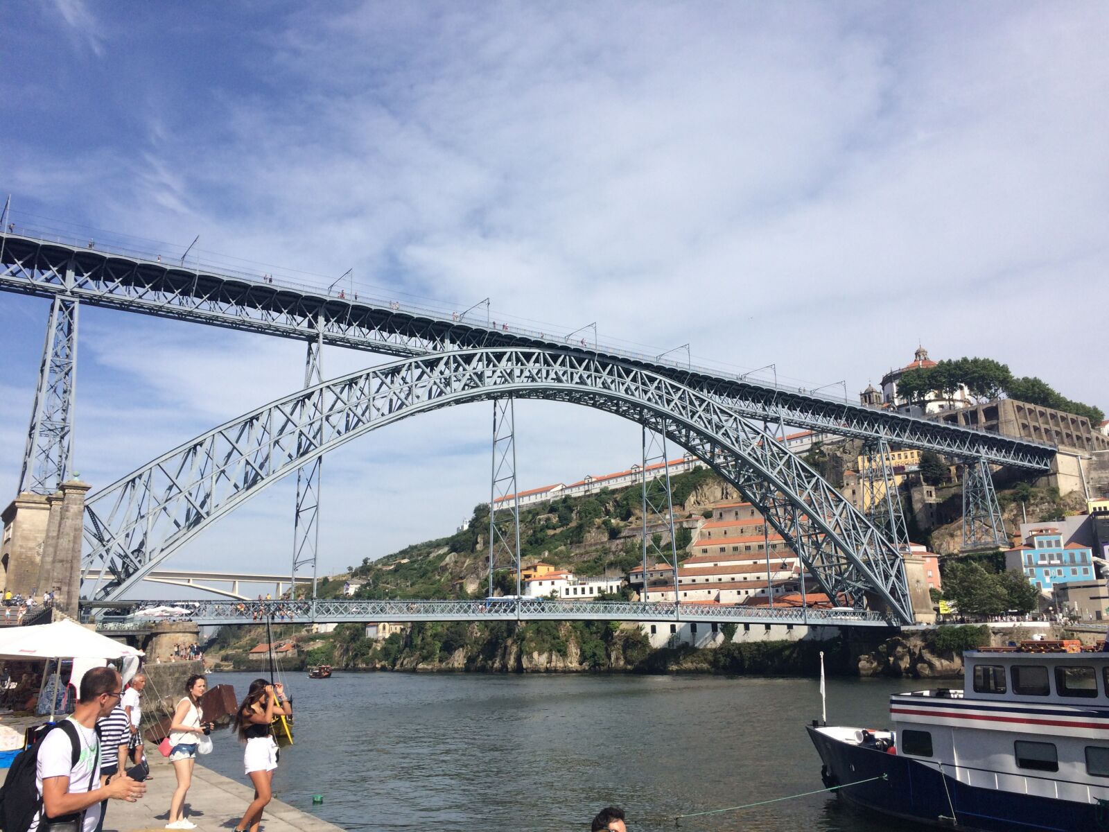 iPhone 5s back camera 4.15mm f/2.2 sample photo. Porto, portugal, bridge photography