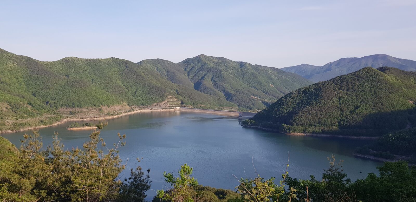 Samsung Galaxy S8 sample photo. Miryang dam, milyang, dam photography