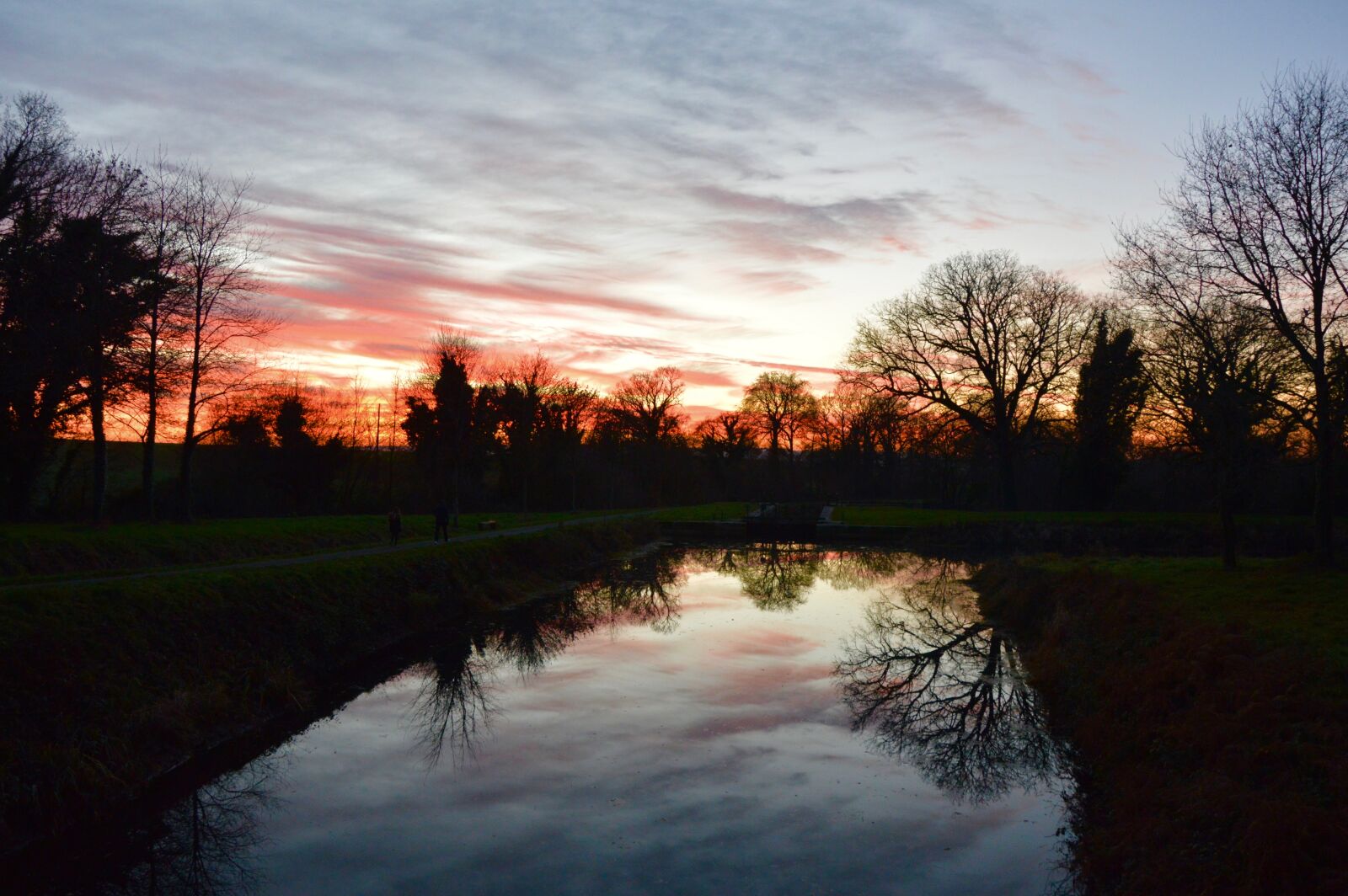 Nikon D3200 sample photo. Sunset, river, trees photography