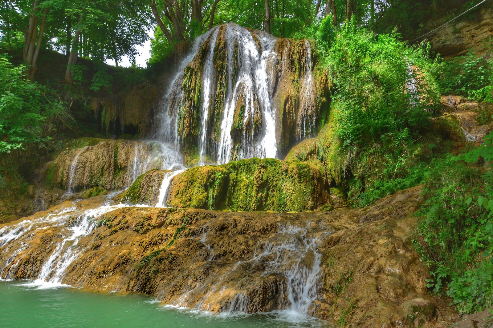 Nikon D5200 sample photo. Summer, waterfall, nature photography
