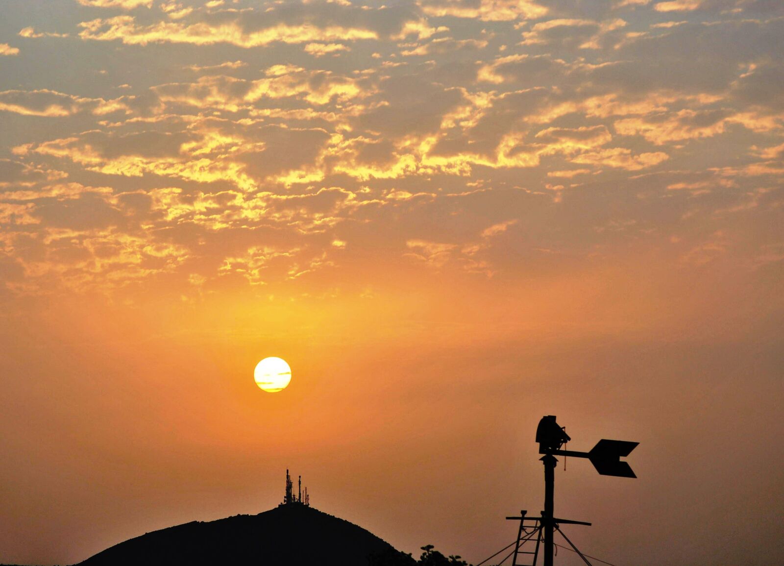 Nikon D3000 sample photo. Dawn, tenerife, mill photography
