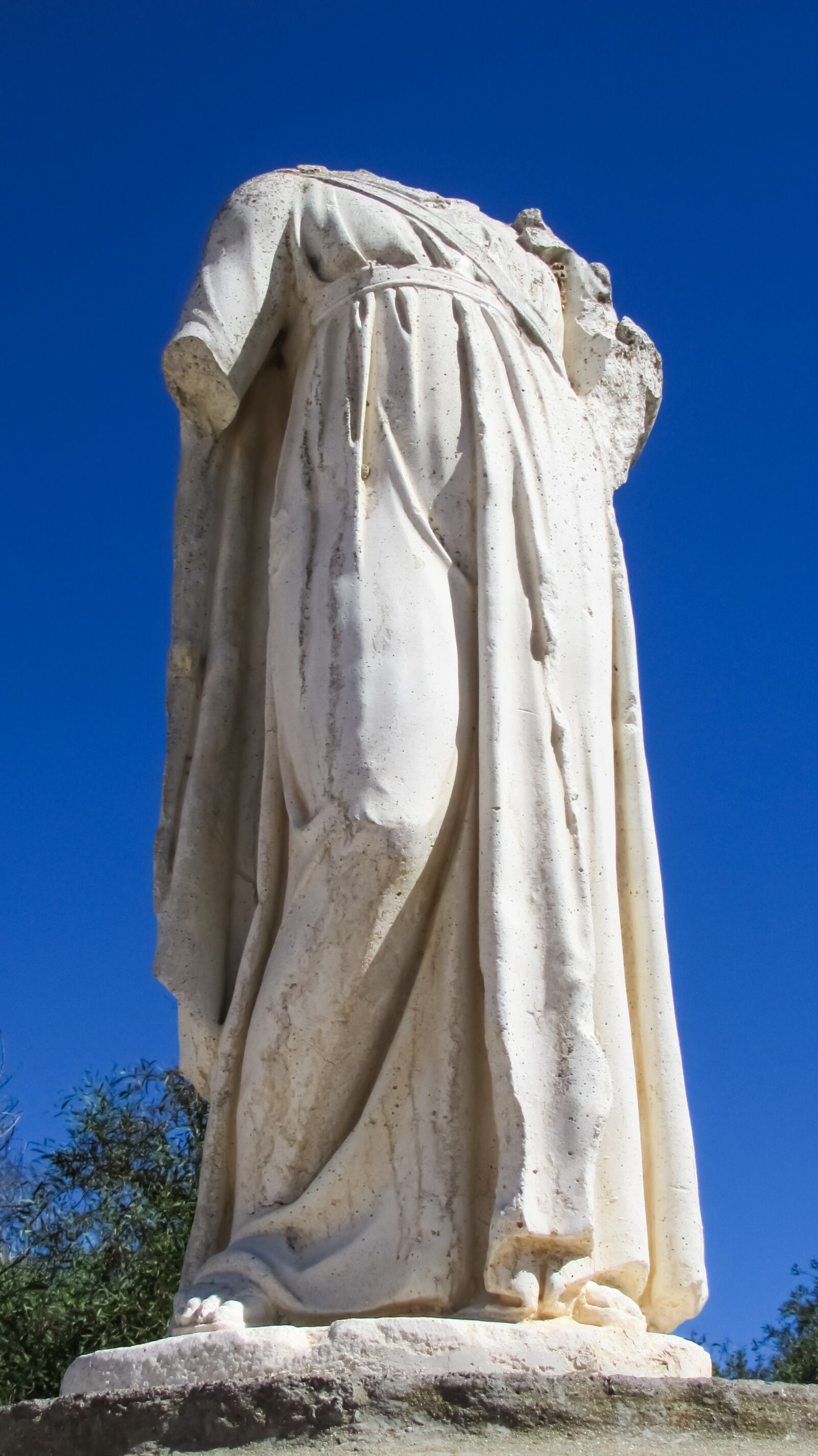 Canon PowerShot SX400 IS sample photo. Cyprus, salamis, statue photography