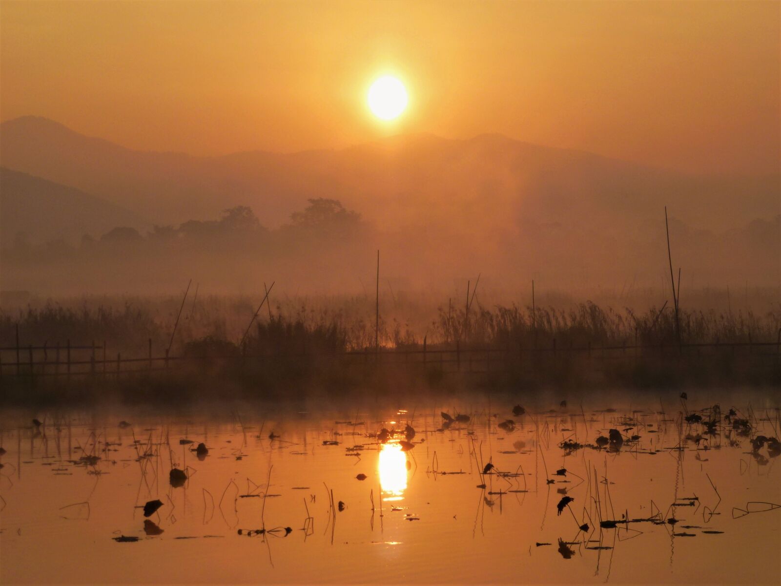 Panasonic Lumix DMC-ZS10 (Lumix DMC-TZ20 / Lumix DMC-TZ22) sample photo. Burma, dawn, sunset photography