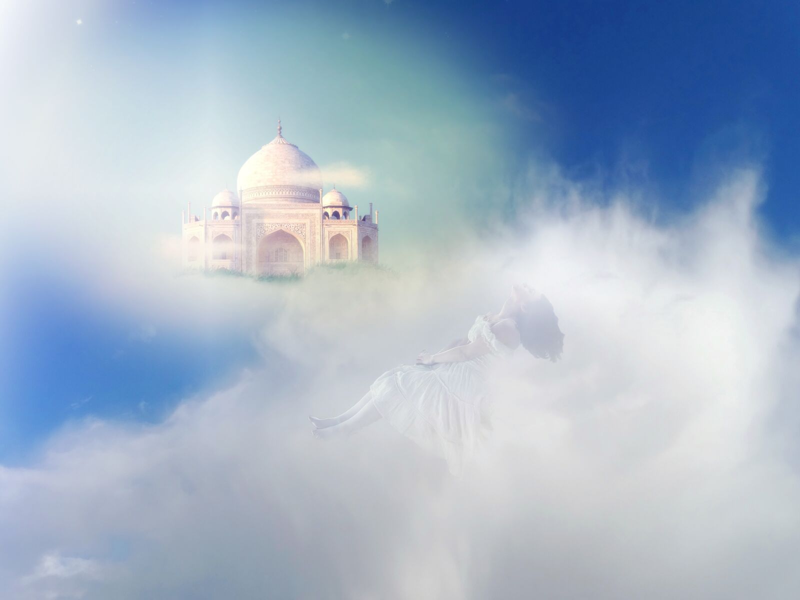 Sony Cyber-shot DSC-HX400V sample photo. Fantasy, castle, clouds photography