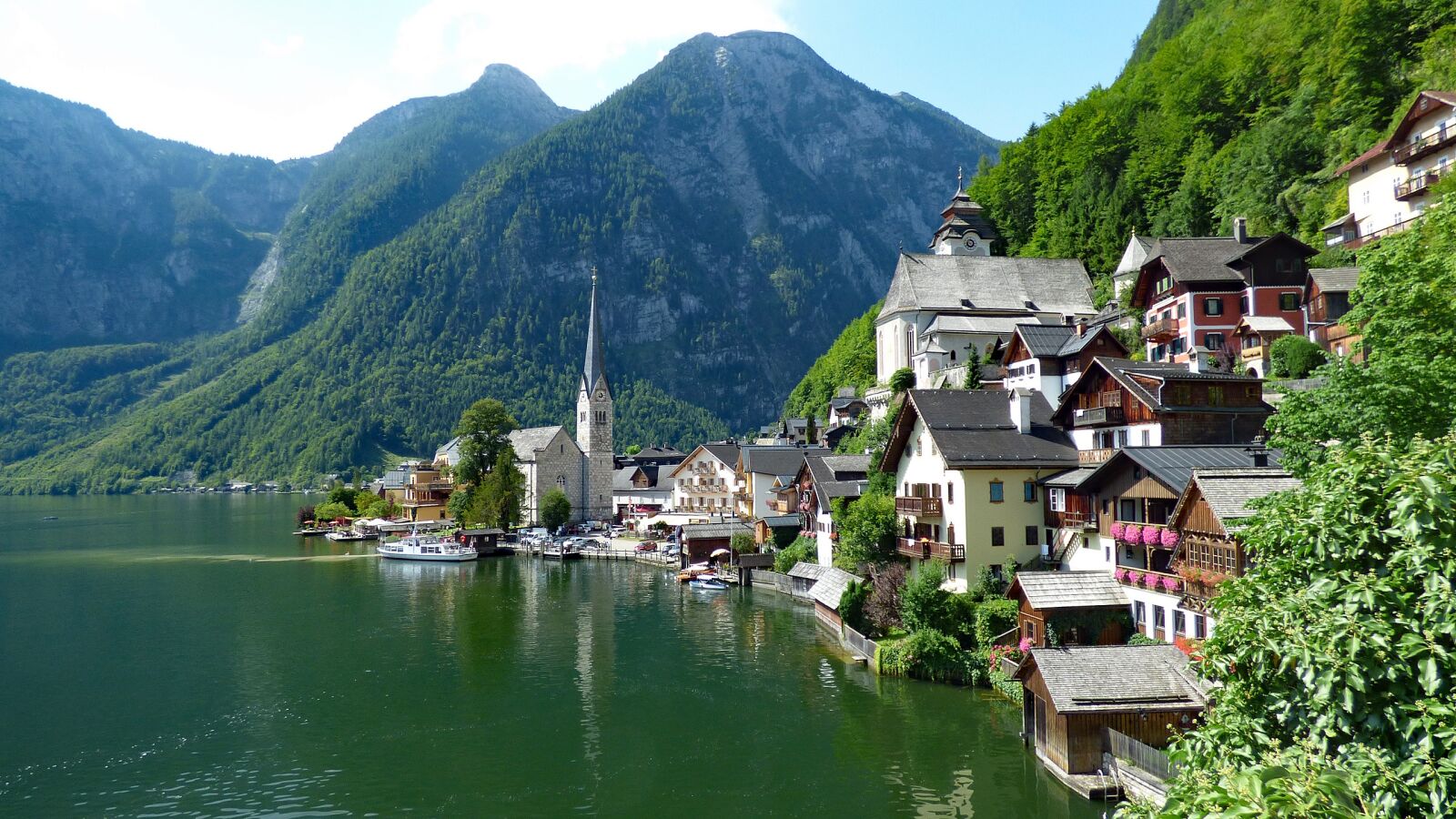 Panasonic Lumix DMC-FZ70 sample photo. Hallstatt, austria, lake photography