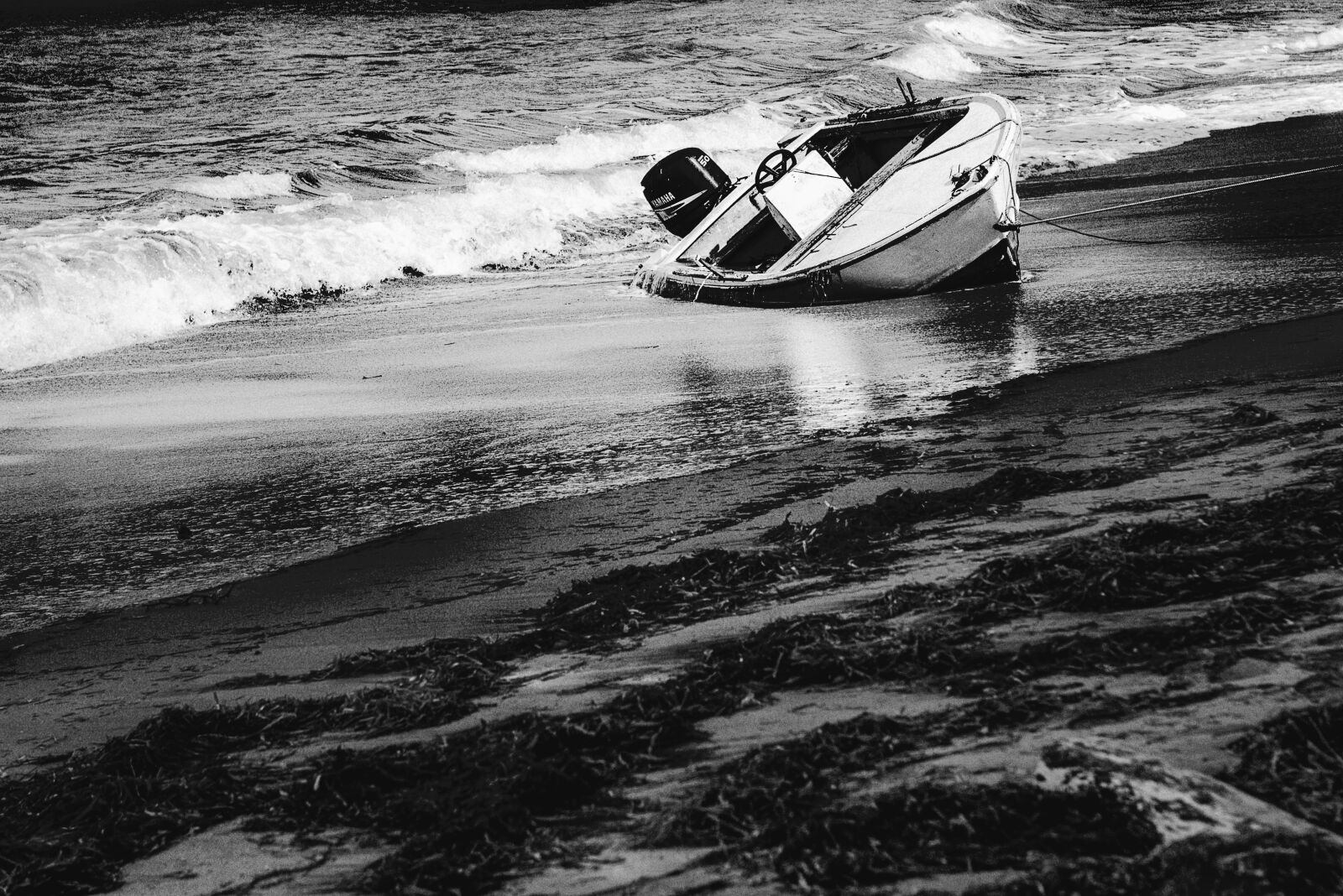 Nikon D750 sample photo. Stranding, wreck, shore photography