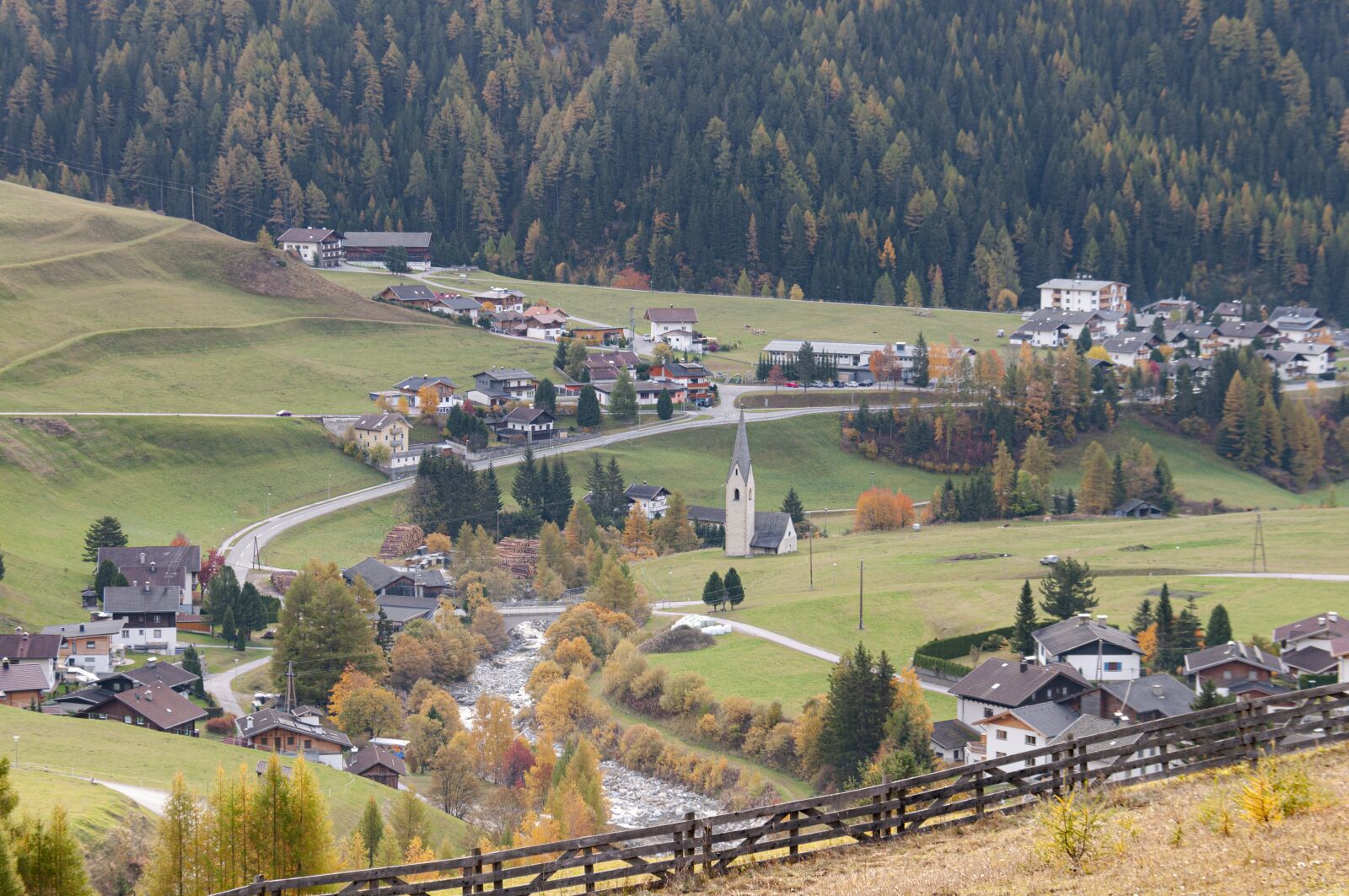 Nikon D300S sample photo. Alps, village, mountains photography