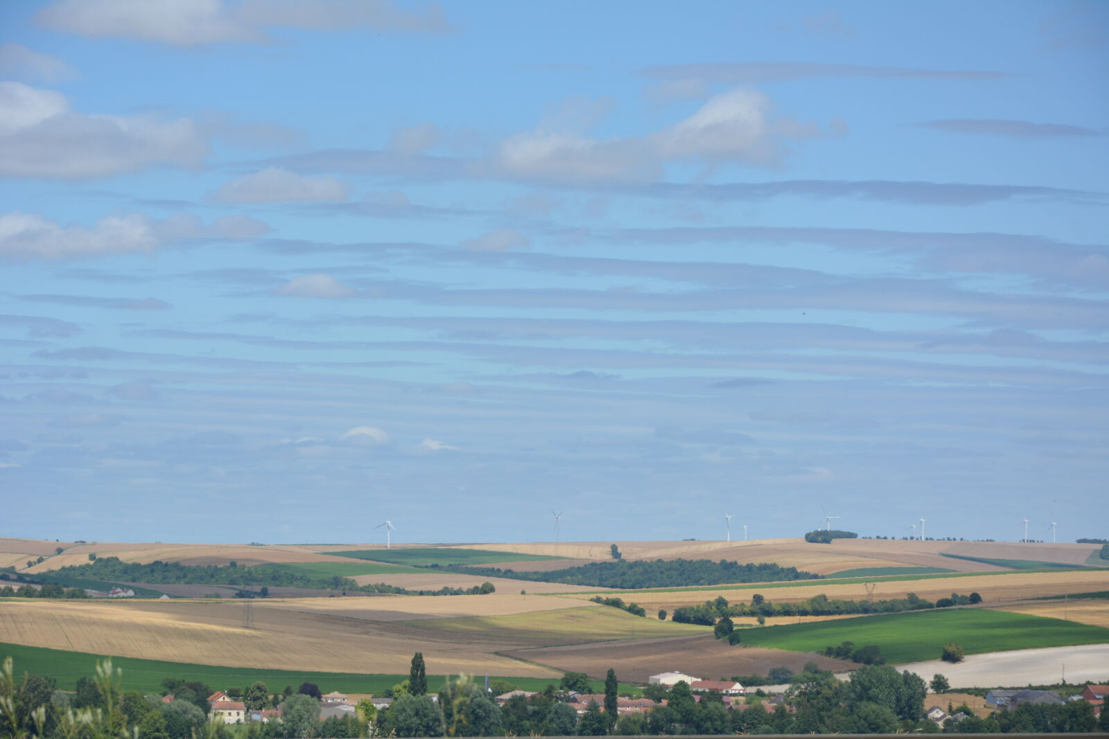 Nikon D5200 sample photo. "Clouds, fields, france, landscape" photography