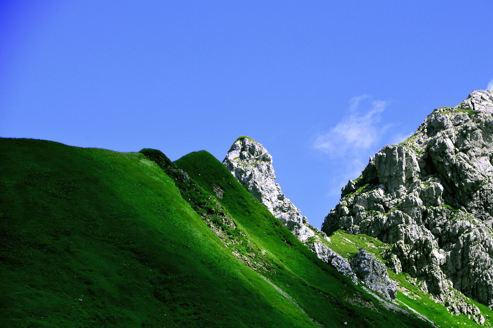 Nikon D3200 sample photo. Schrecksee, allgäu, hochgebirgssee photography