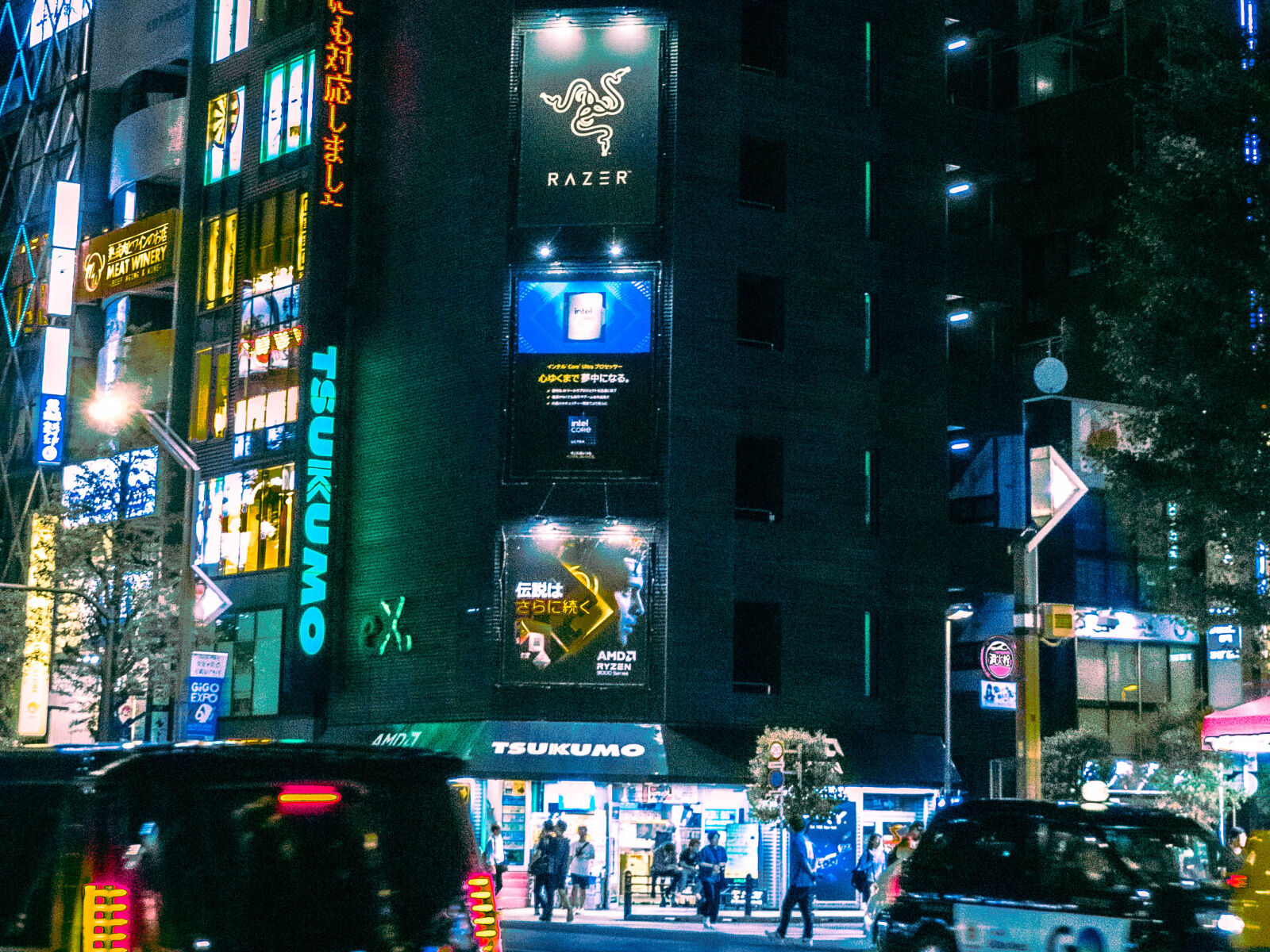 Panasonic Lumix DMC-GH3 sample photo. Akihabara tkm night photography