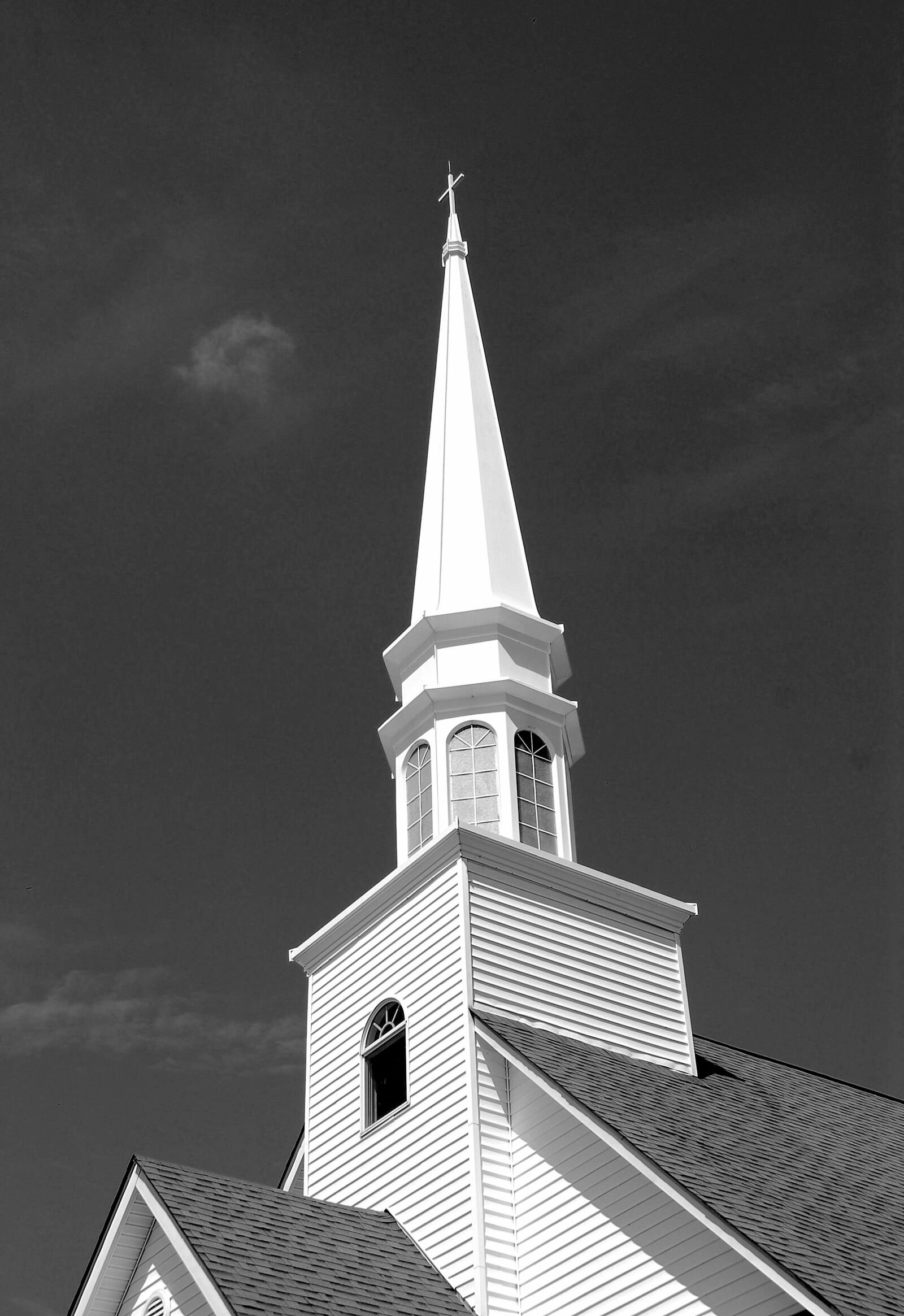 Nikon D200 sample photo. Church, steeple, building photography