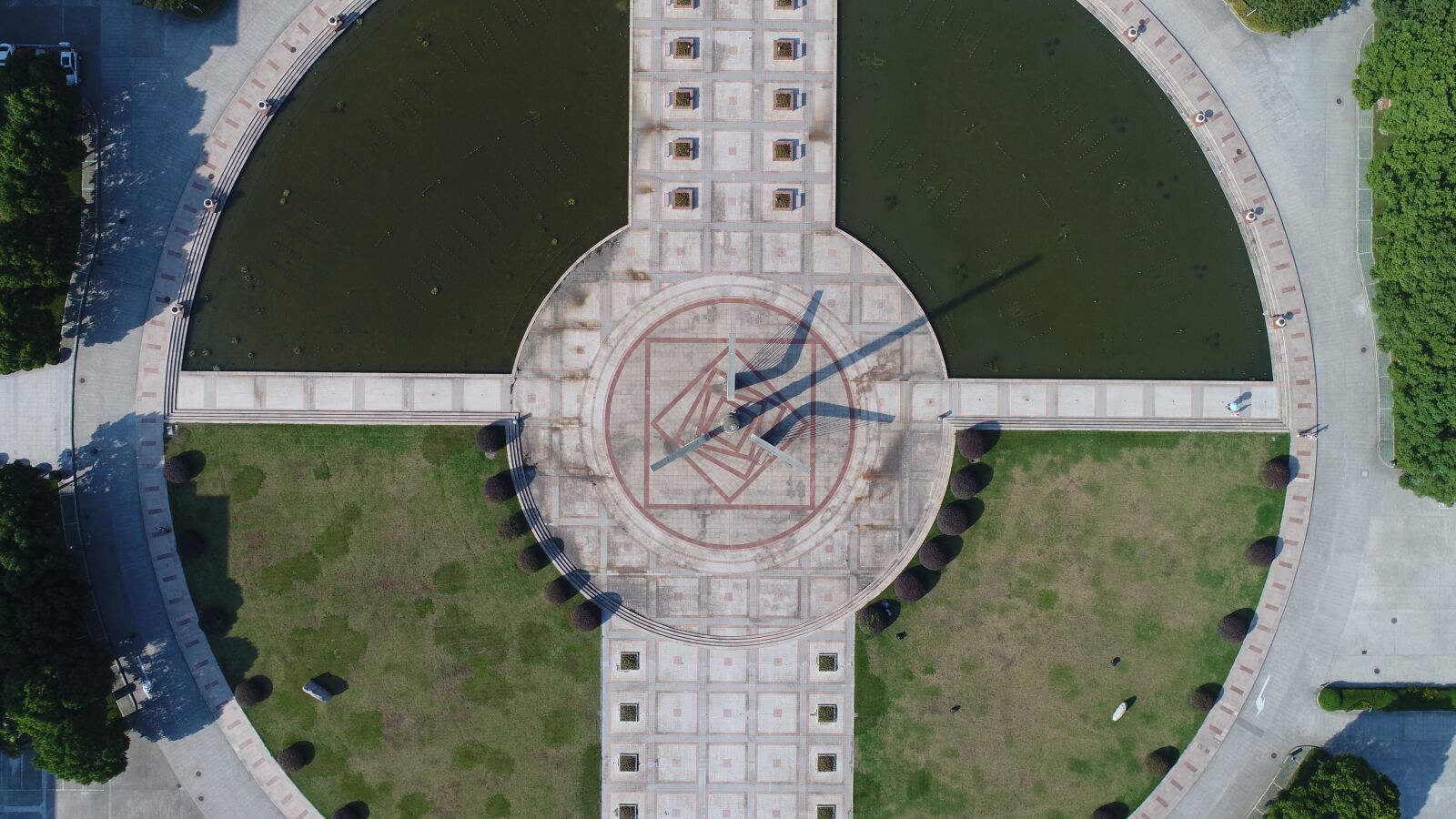 DJI FC6310 sample photo. Aerial, building photography