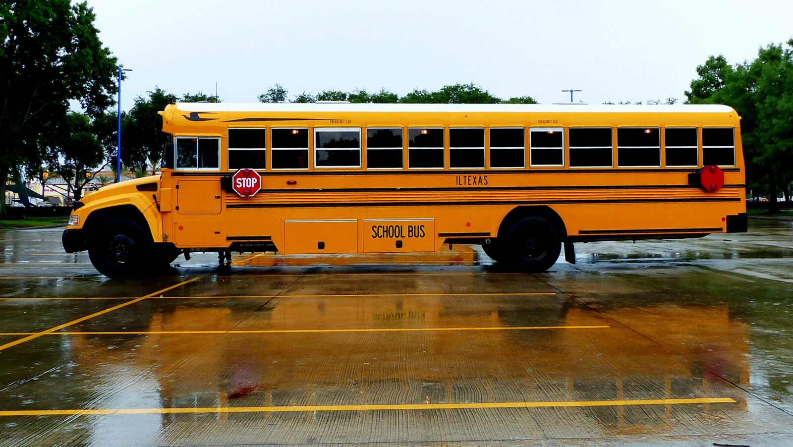 Panasonic Lumix DMC-FZ200 sample photo. Truck, bus, school photography