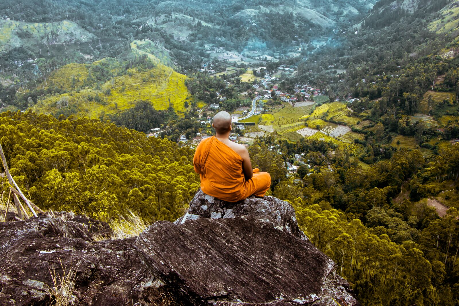 Canon EOS 70D sample photo. Meditation, buddhist monk, monk photography