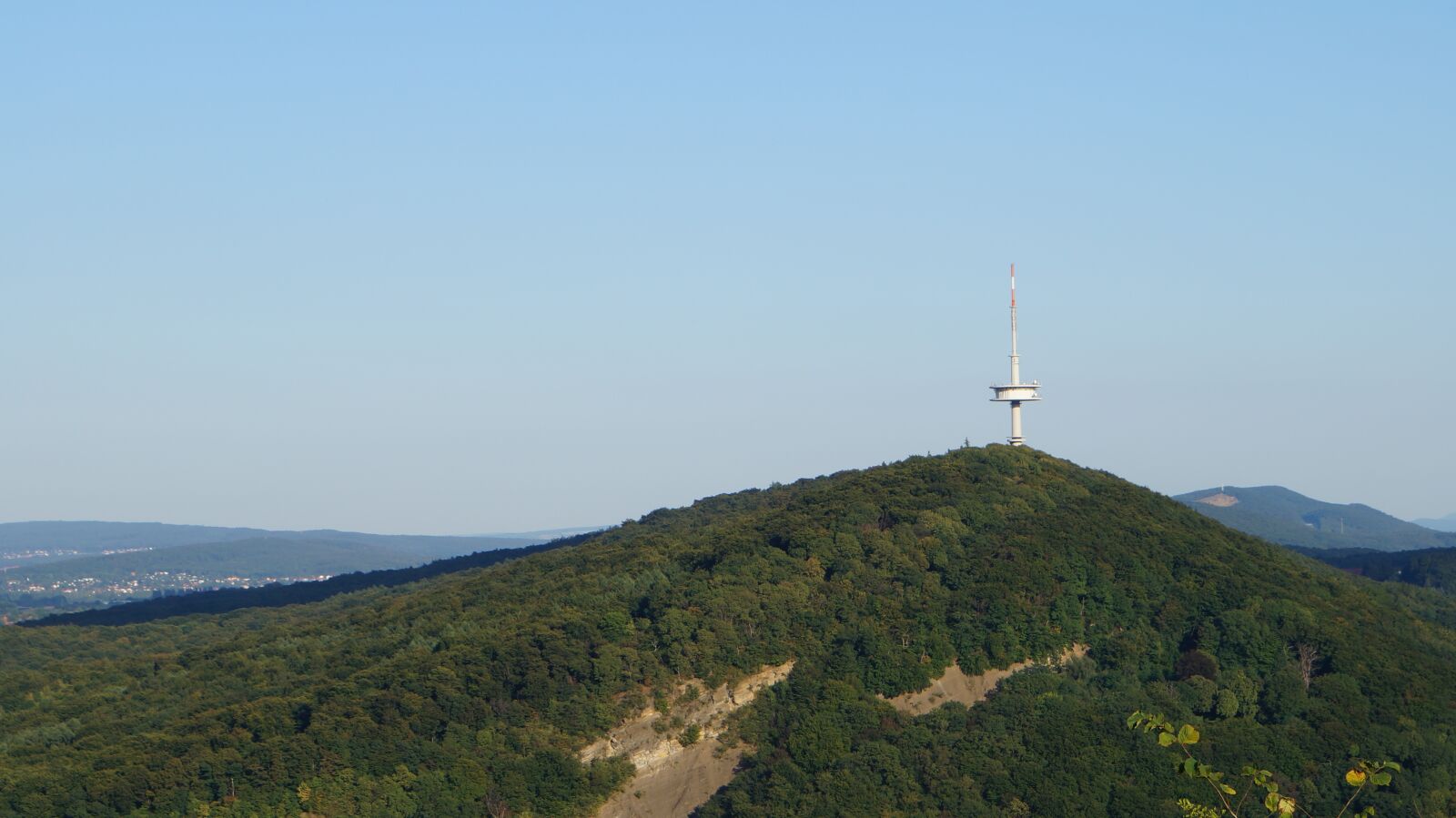 Sony SLT-A57 sample photo. Tv tower, blue, sky photography