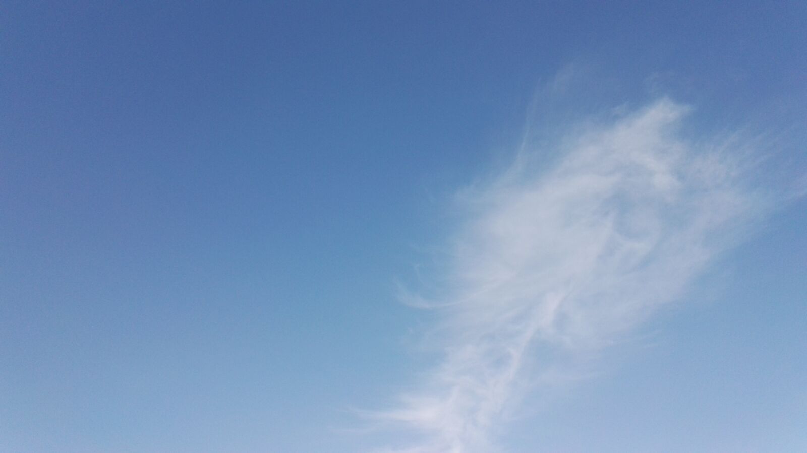 HUAWEI Honor 7 sample photo. Blue sky, white cloud photography