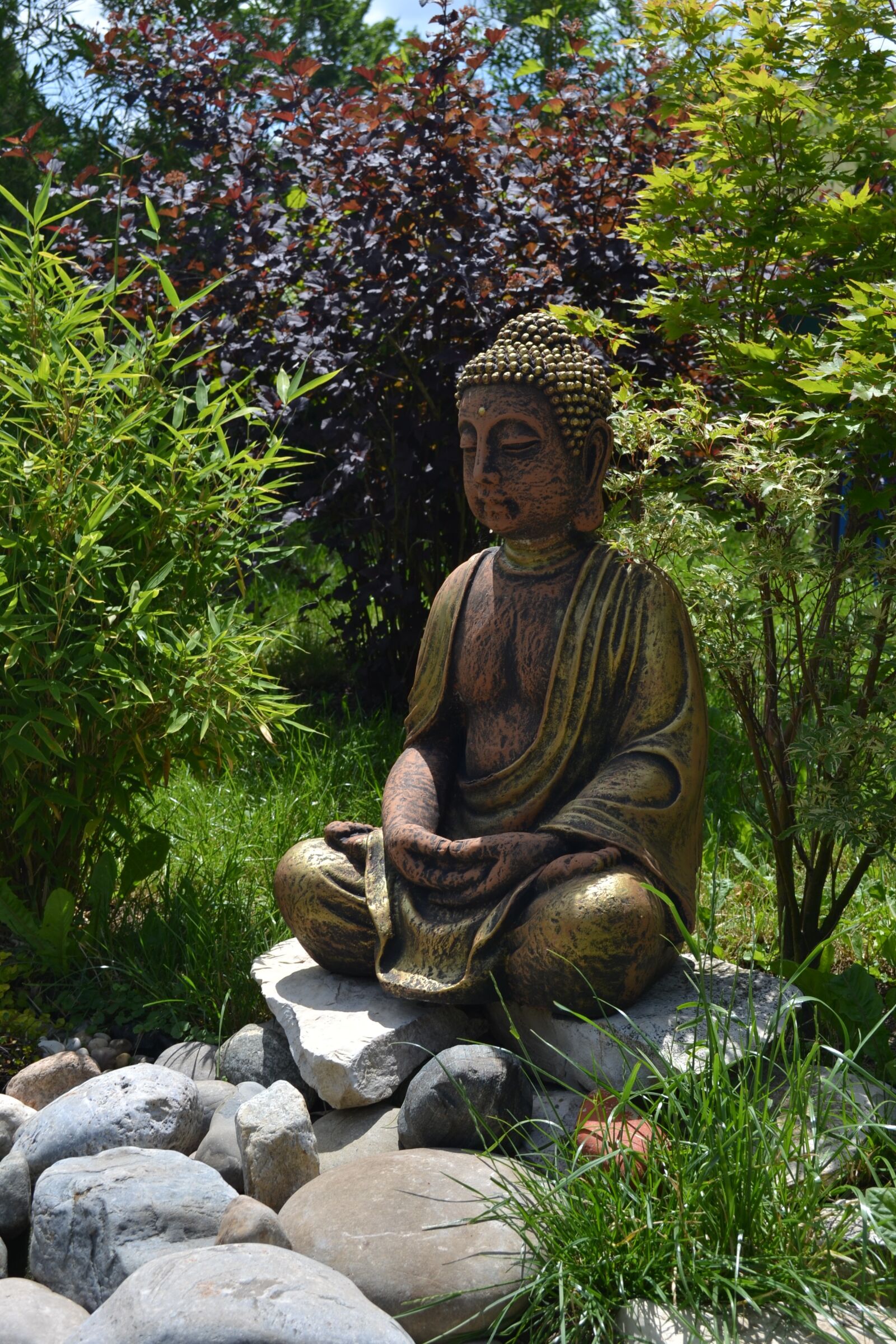 Nikon D3100 sample photo. Nature, buddah, garden photography