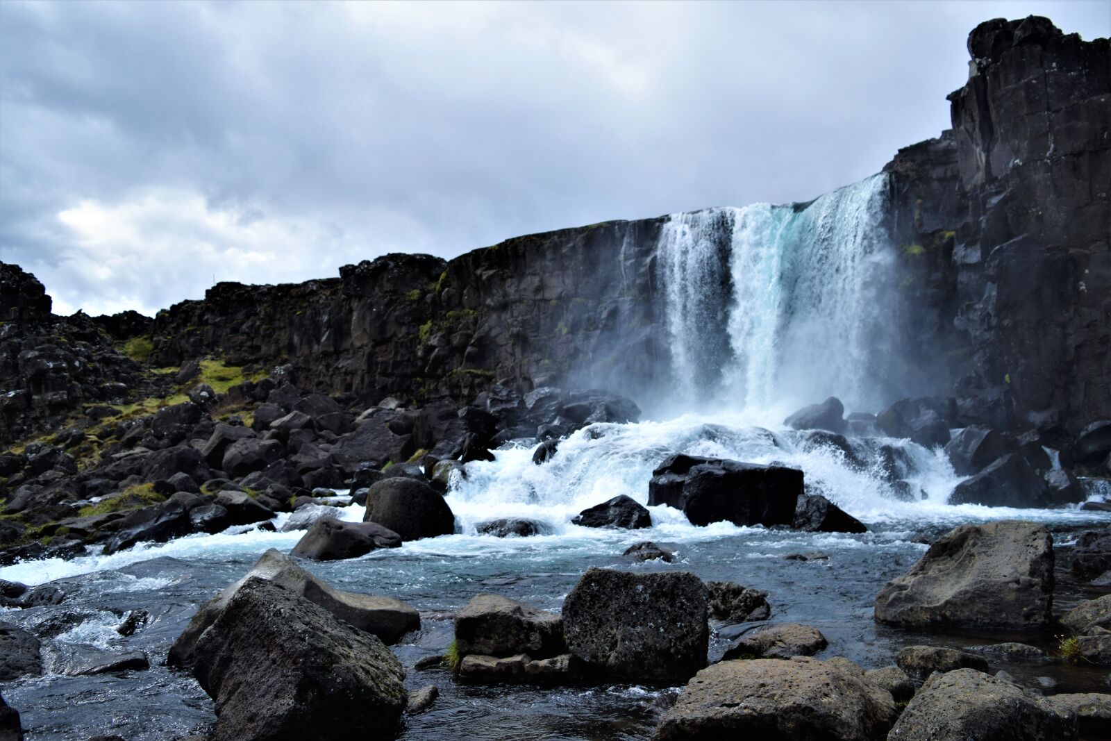 Nikon D3300 sample photo. Waterfall, drop, water photography