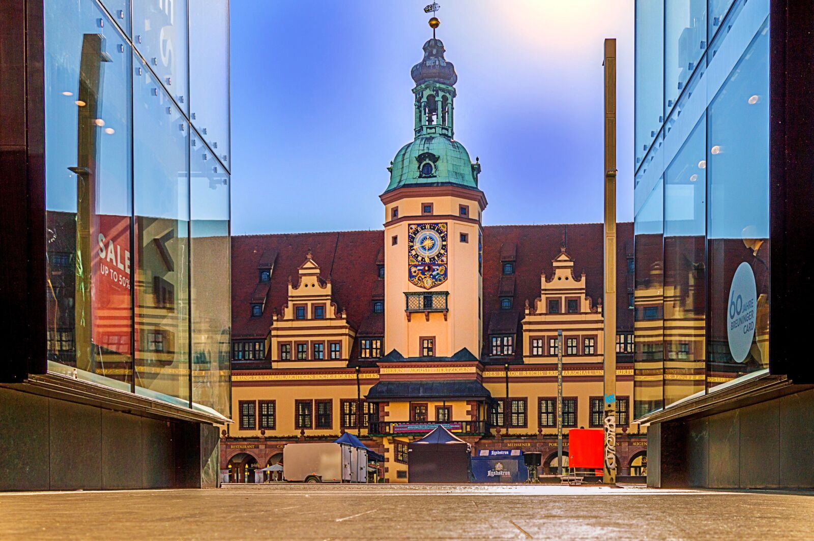 Nikon D3200 sample photo. Leipzig old town hall photography
