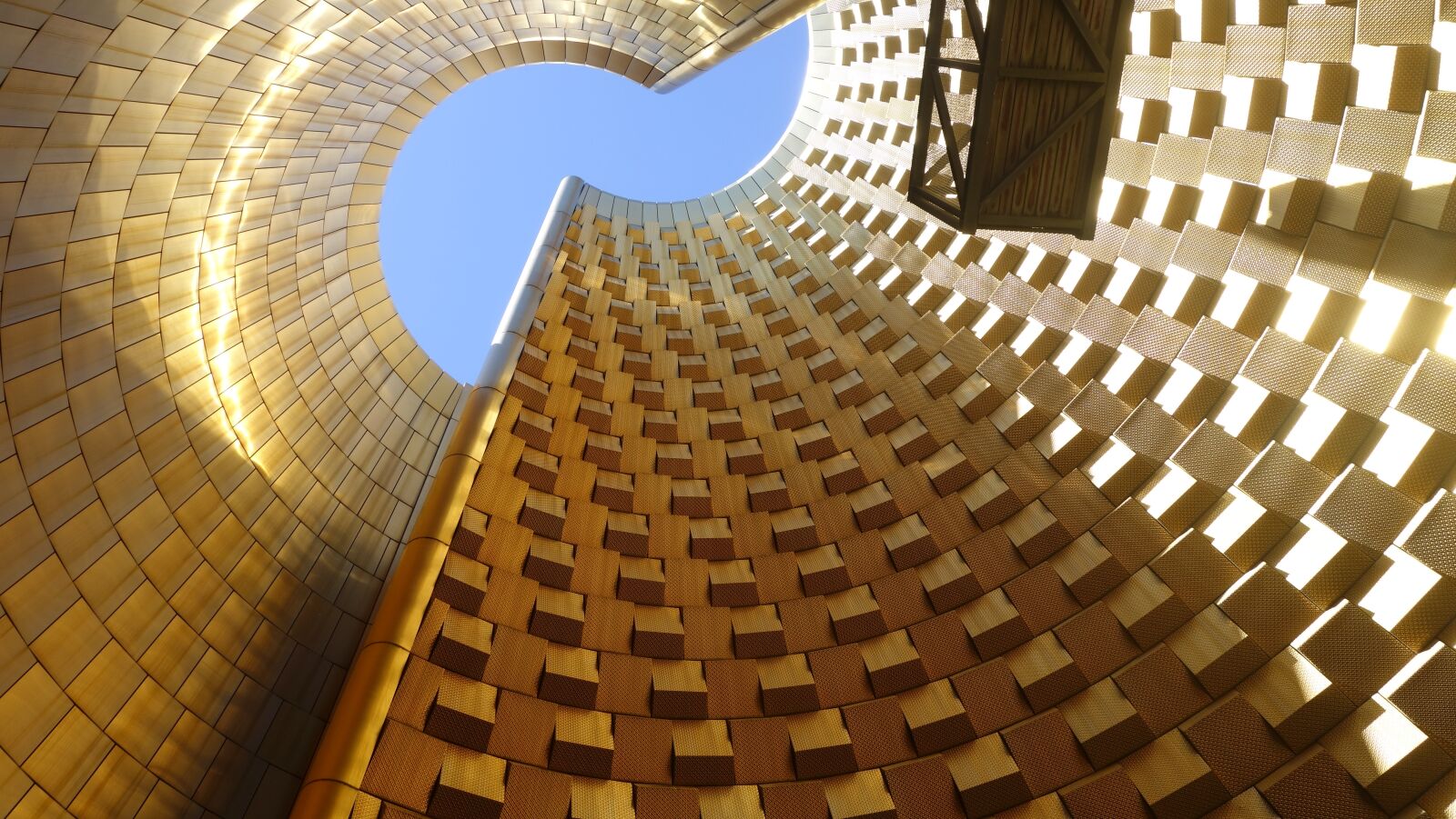 Sony Cyber-shot DSC-RX100 II sample photo. Vulcania architecture, gold, structure photography