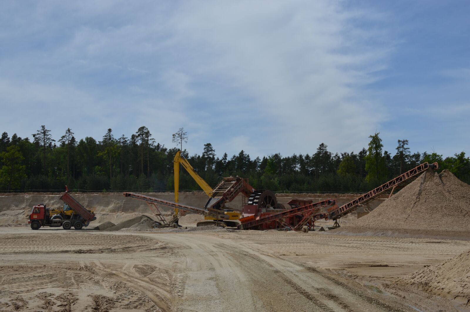 Nikon D3200 sample photo. Sand, quarry, pískovna photography