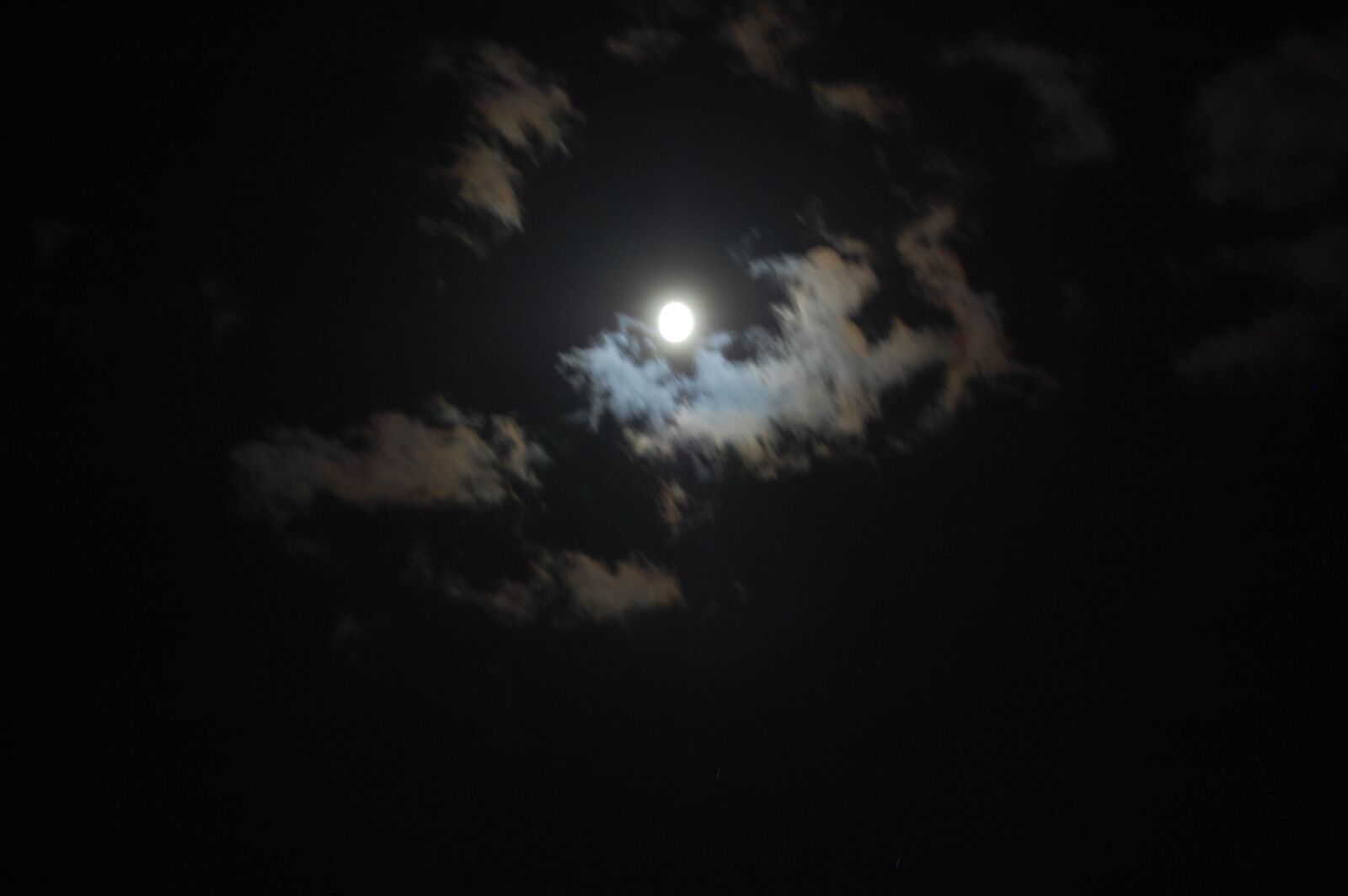 Nikon D40 sample photo. Moon, night, fantasy photography
