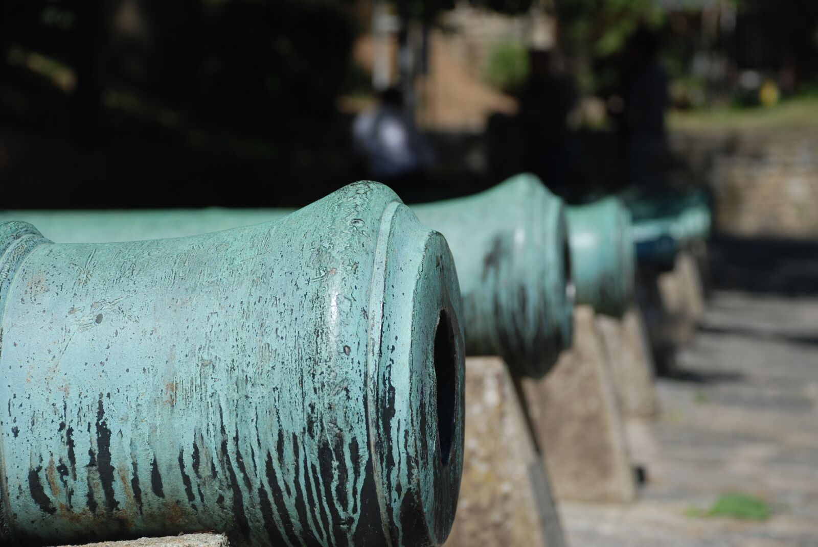 Nikon D80 sample photo. Artillery station, old, outdoor photography