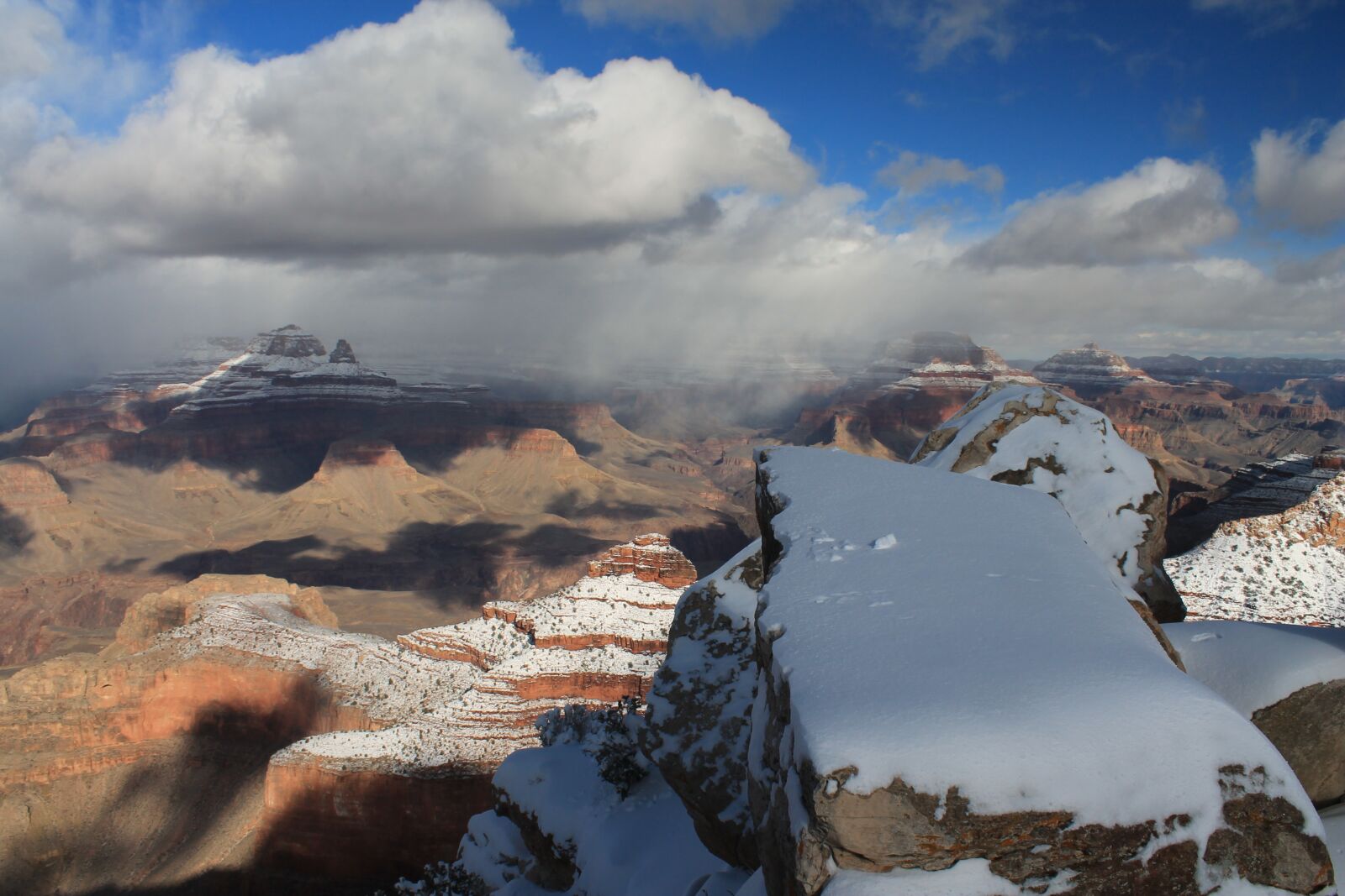 Canon EOS 1100D (EOS Rebel T3 / EOS Kiss X50) sample photo. Grand canyon, winter, canyon photography