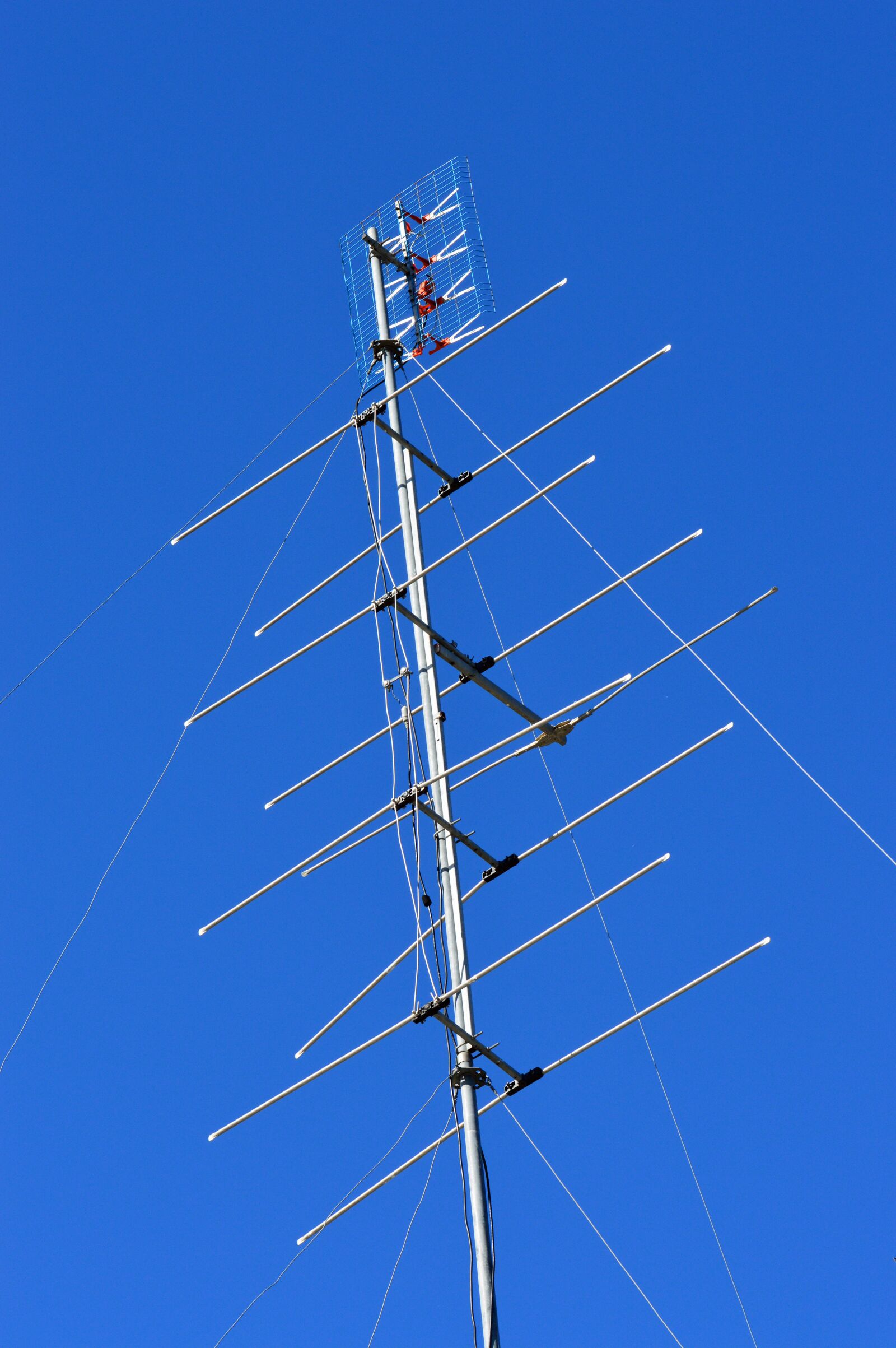 Nikon D3200 sample photo. Blue sky, tv, antenna photography